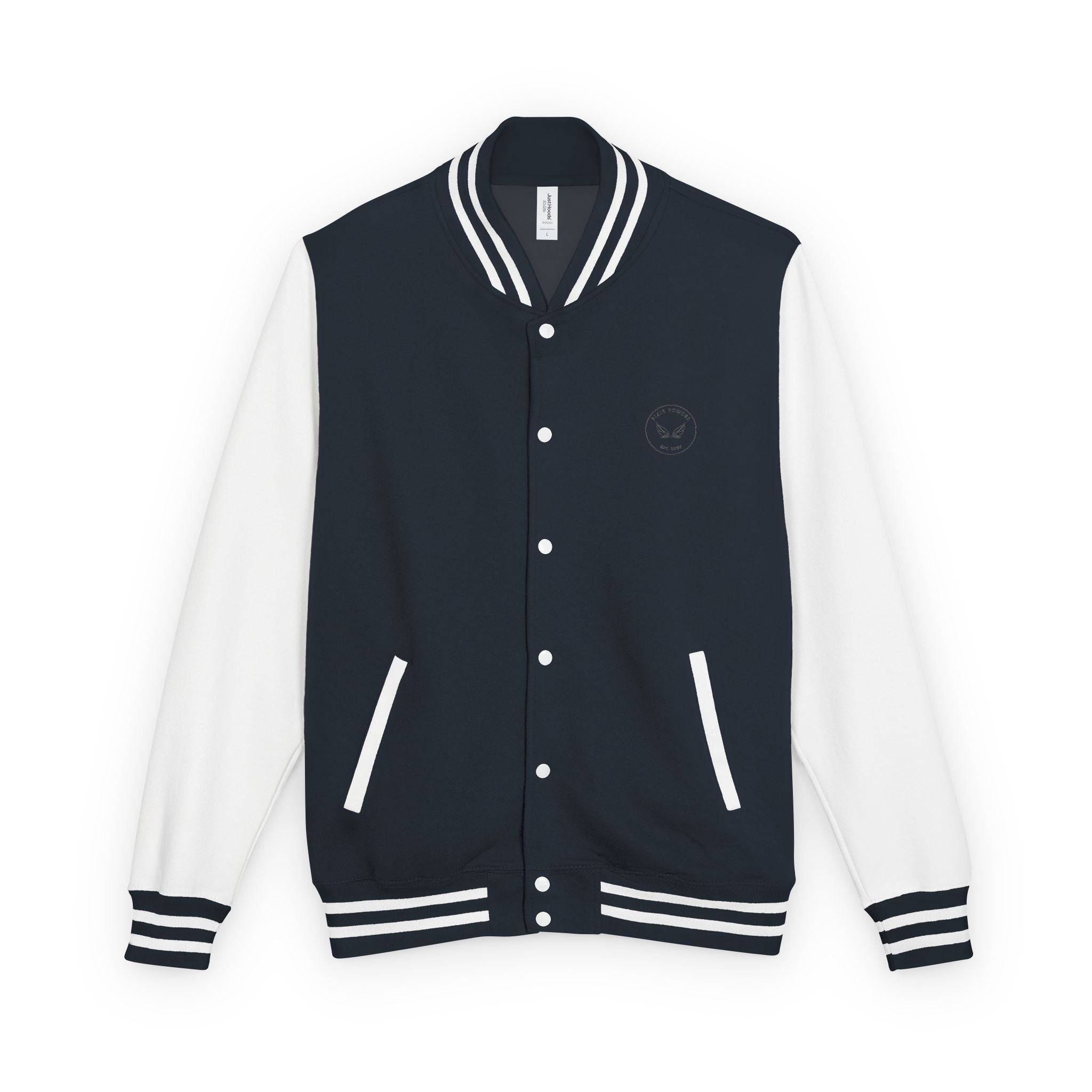 Varsity Letterman Jacket — Classic Red & White Retro School Jacket