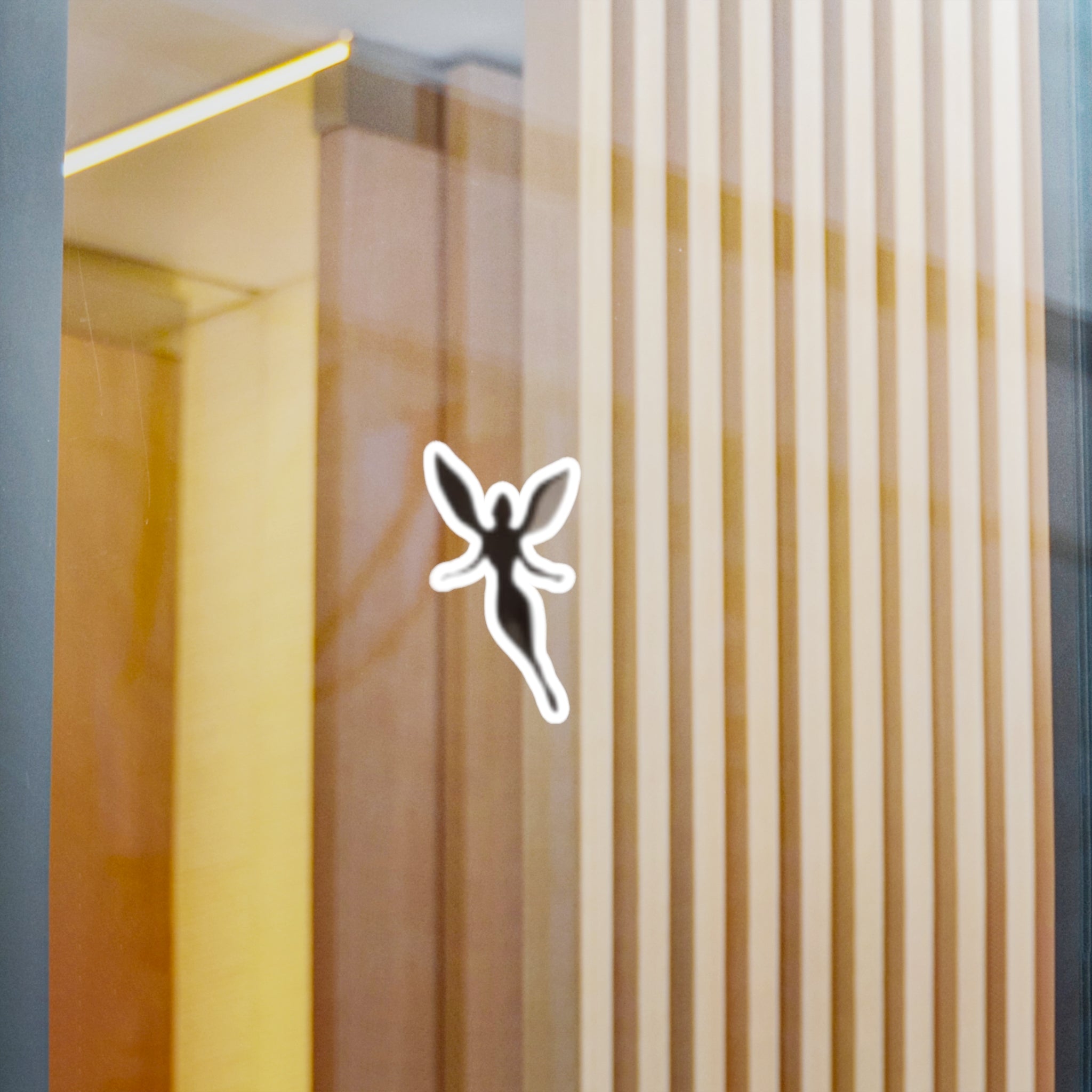 Fairy Silhouette Kiss-Cut Vinyl Decal — Small Fantasy Sticker for Laptops, Water Bottles & Windows
