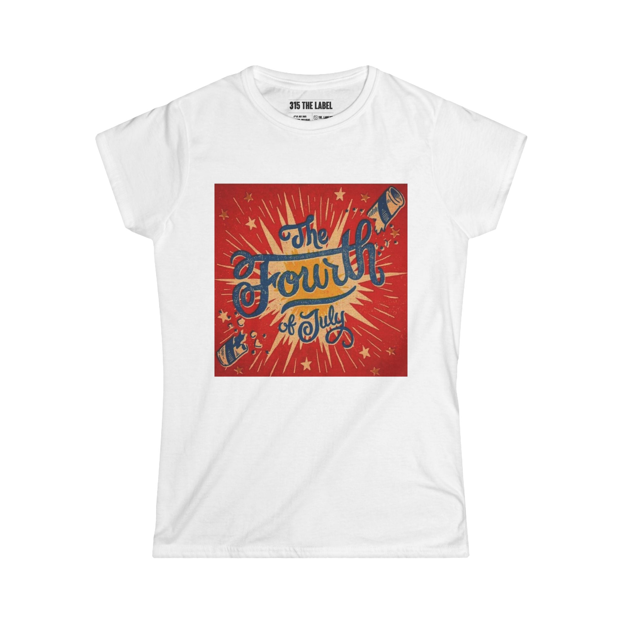 2. Retro Fourth of July Women's Tee, Summer Shirt, Patriotic Apparel, 4th of July Celebration, Independence Day Outfit, Casual Style