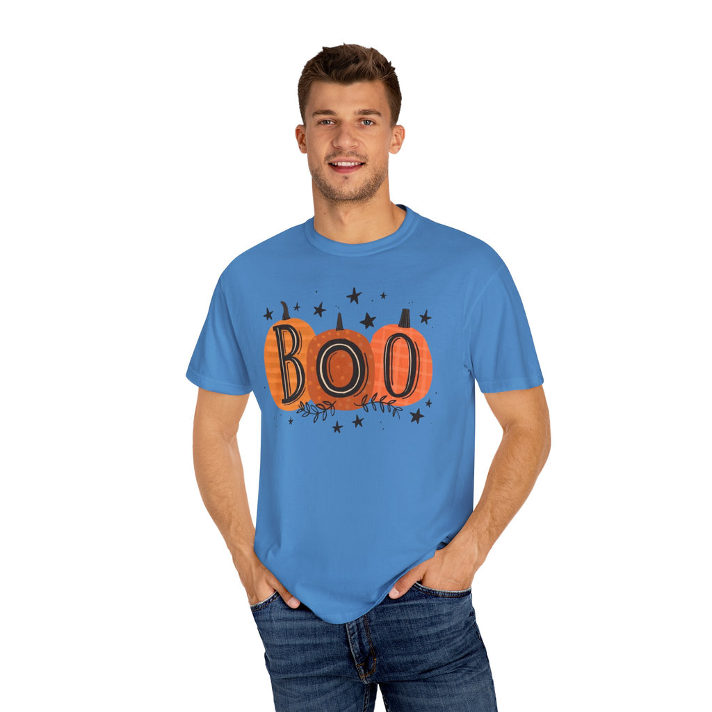 Boo Pumpkins T-Shirt | Cute Halloween Top, Casual Tee, Vintage Style, Gift for Ghost Lovers, Unisex Clothing