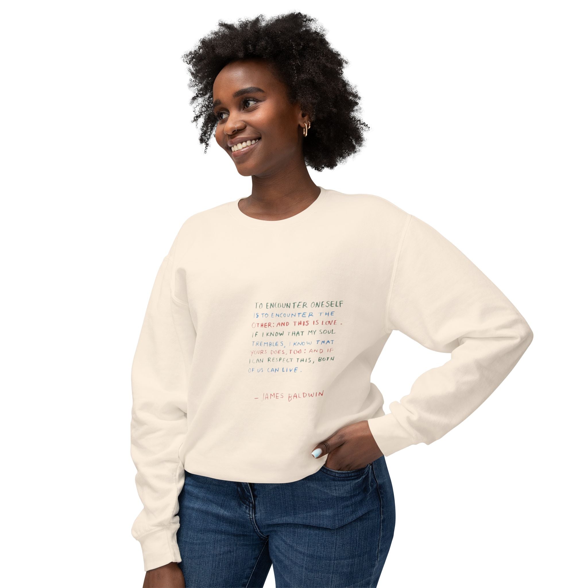 Inspirational Crewneck Sweatshirt, Cozy Unisex Sweatshirt, Motivational Apparel, Gift for Her, Casual Style, Everyday Comfort