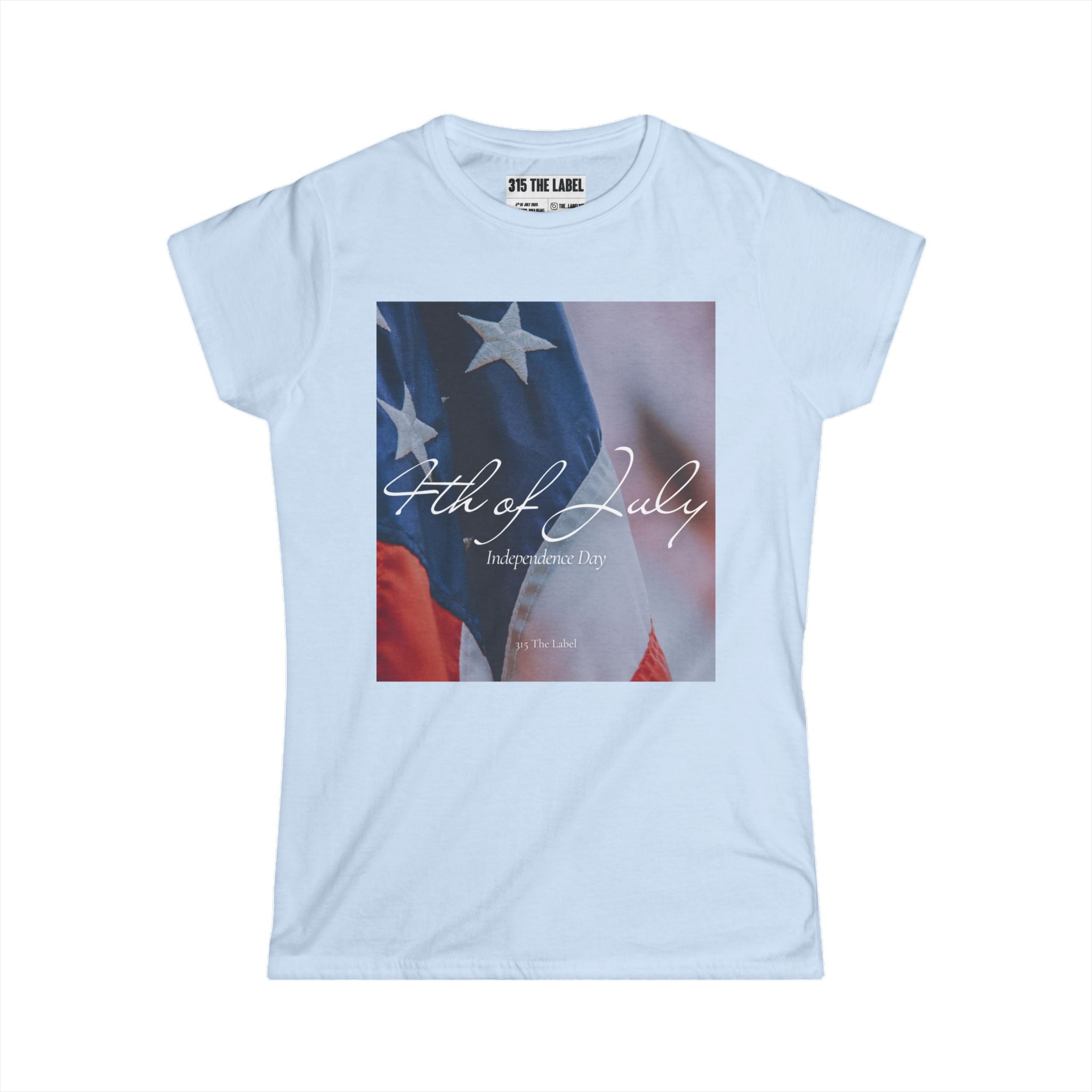 4. Aesthetic Fourth of July Women's Tee, Summer Shirt, Patriotic Apparel, 4th of July Celebration, Independence Day Outfit, Casual Style