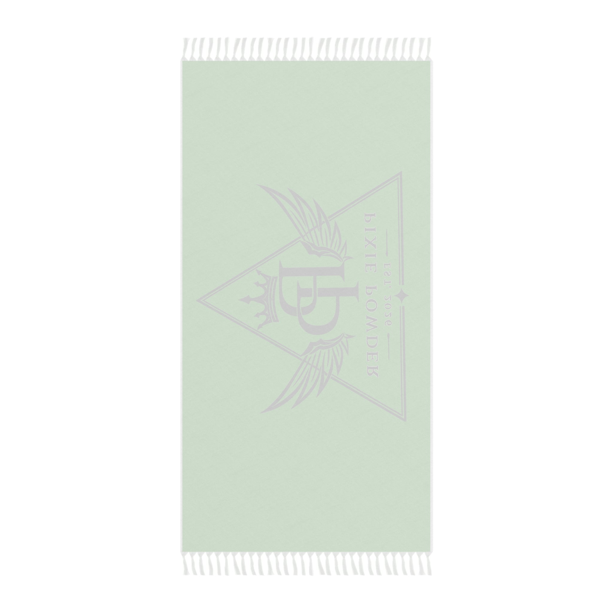 Boho Beach Towel — Pixie Powder Logo Fringe Turkish Towel