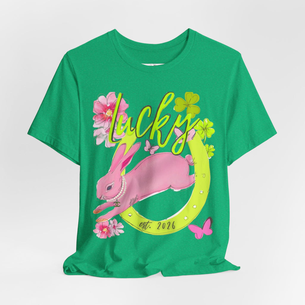 Lucky Bunny Horseshoe Tee
