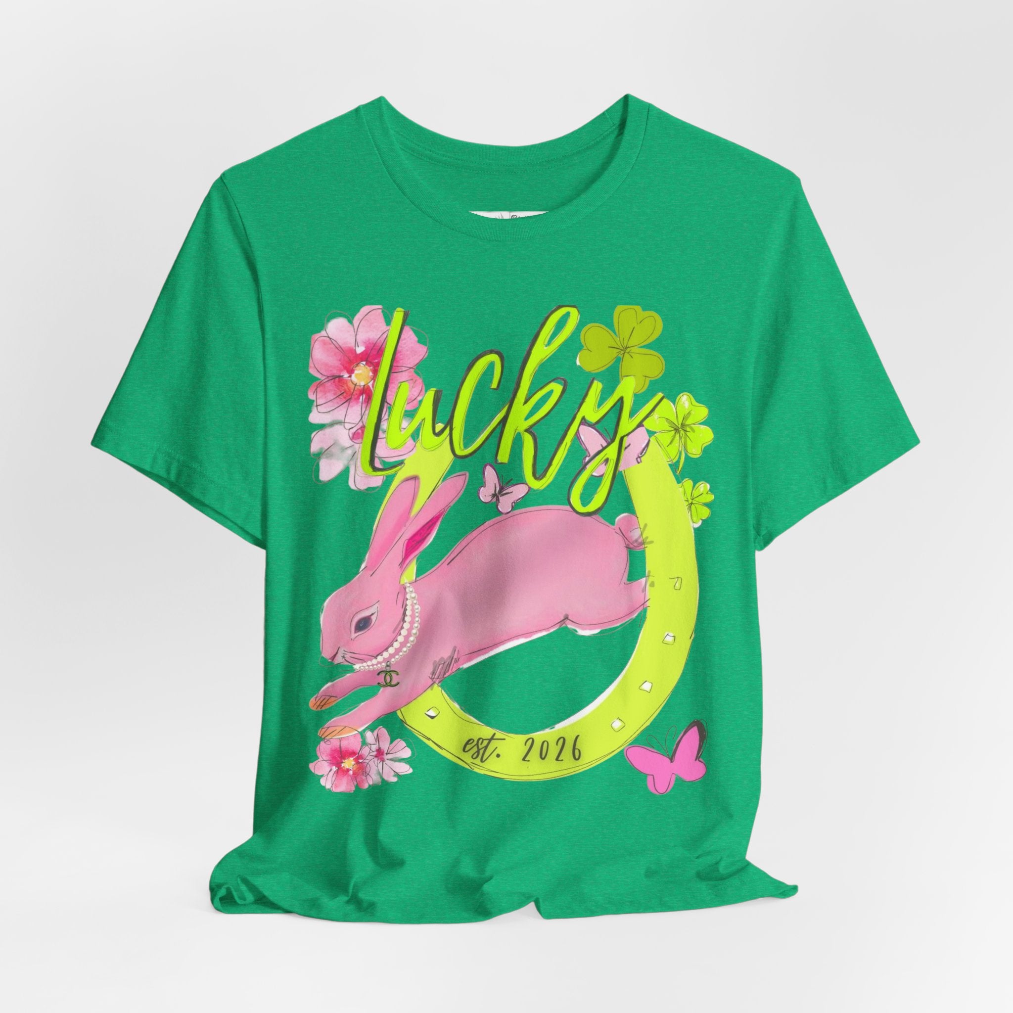 Lucky Bunny Horseshoe Tee