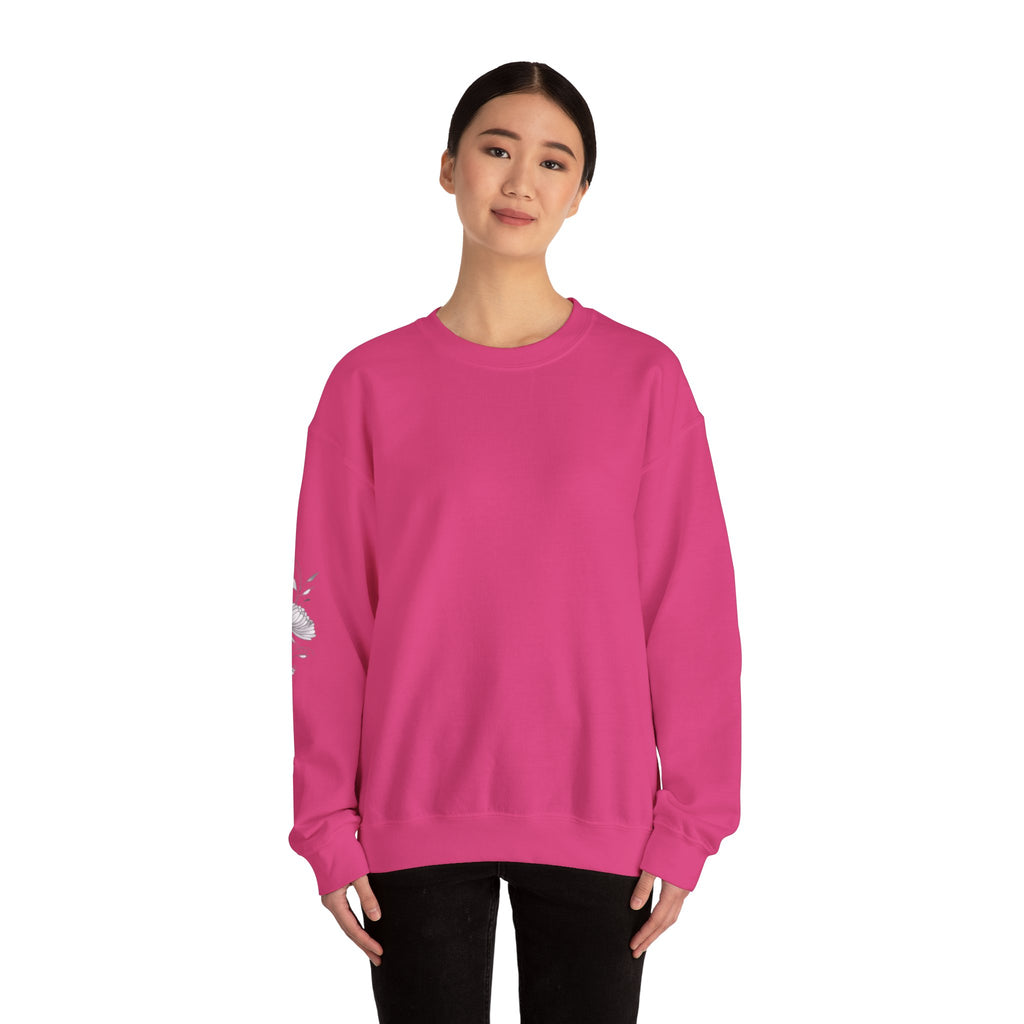 November Floral Design Unisex Crewneck Sweatshirt - Cozy & Stylish Essential
