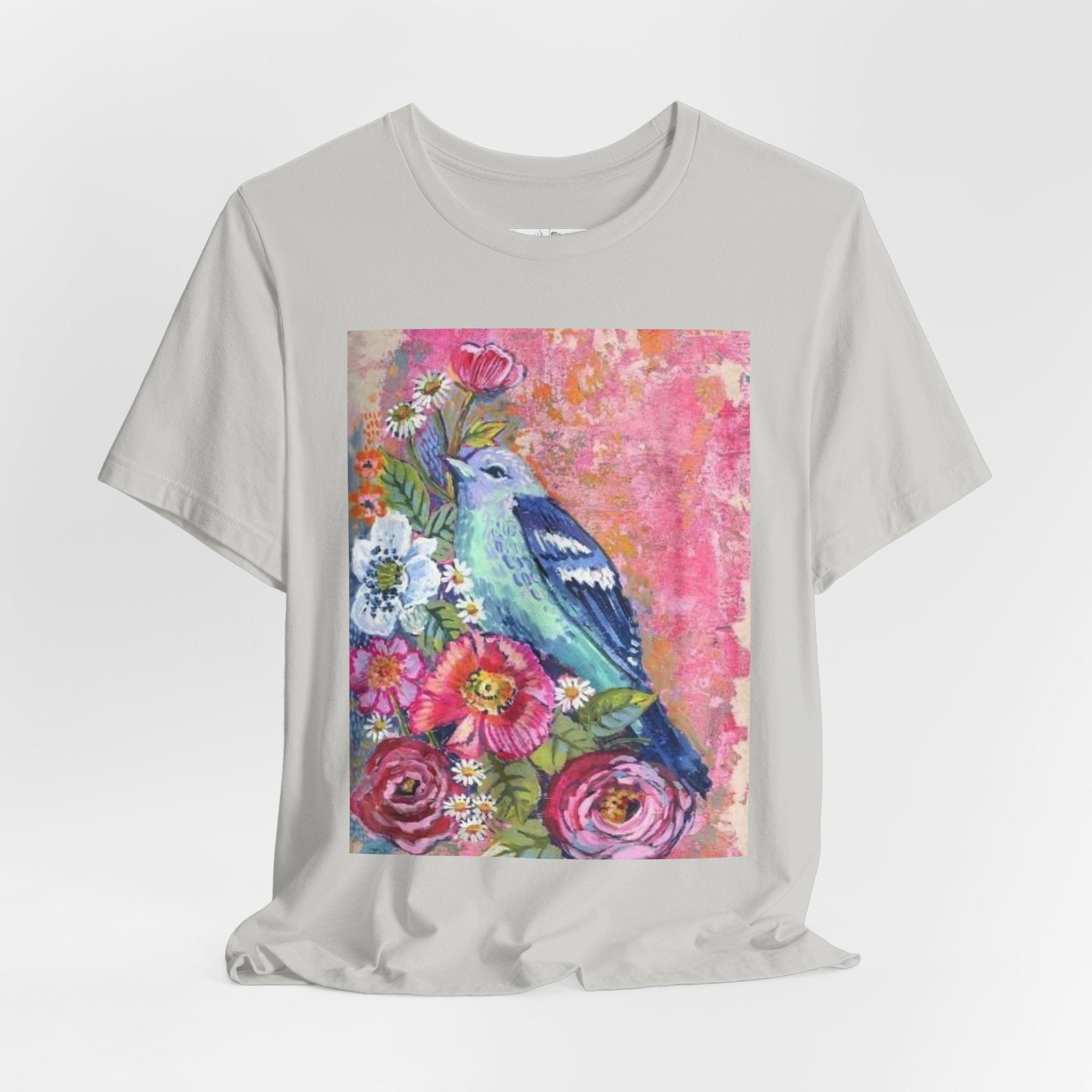 Folk art painted Birdy