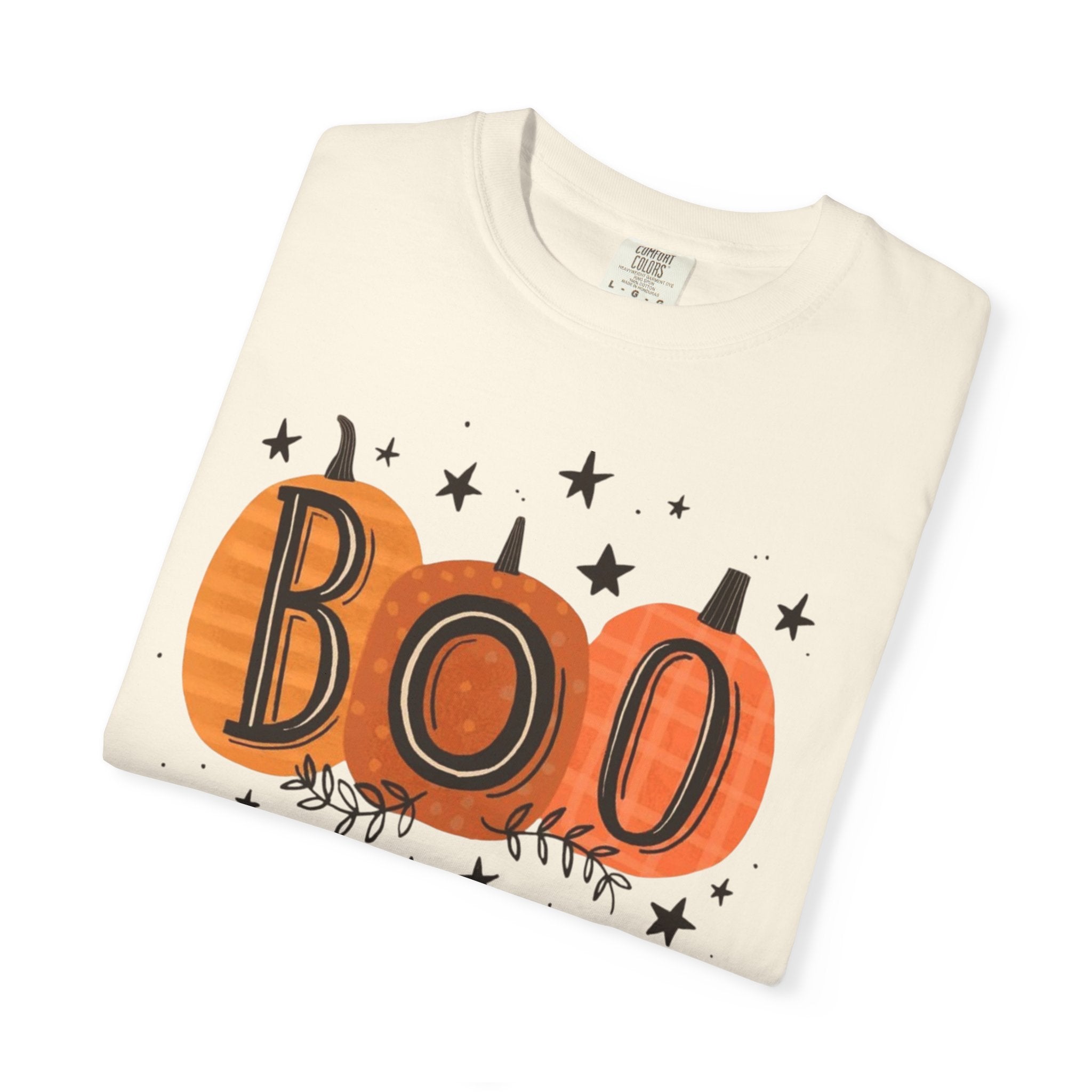Boo Pumpkins T-Shirt | Cute Halloween Top, Casual Tee, Vintage Style, Gift for Ghost Lovers, Unisex Clothing