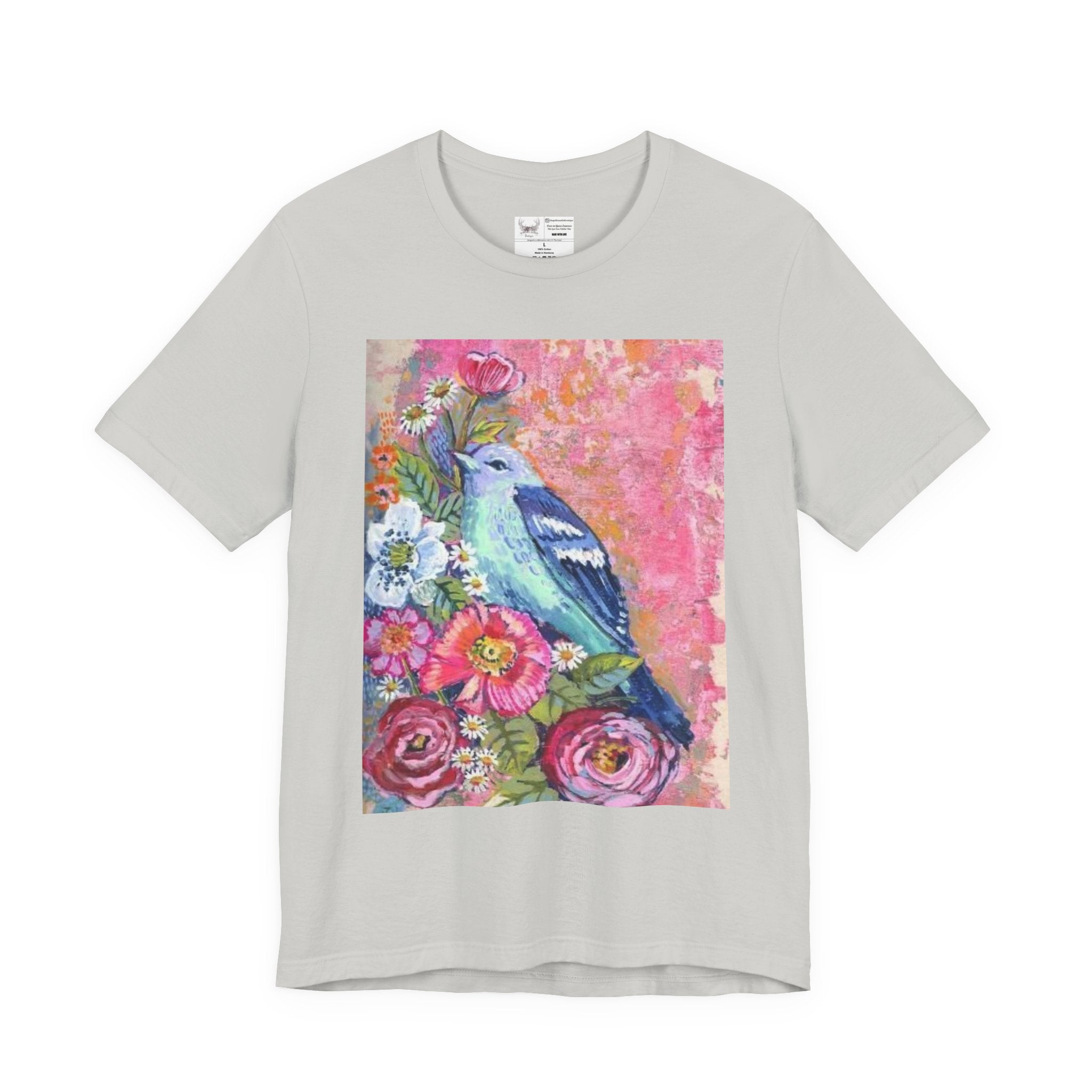 Folk art painted Birdy