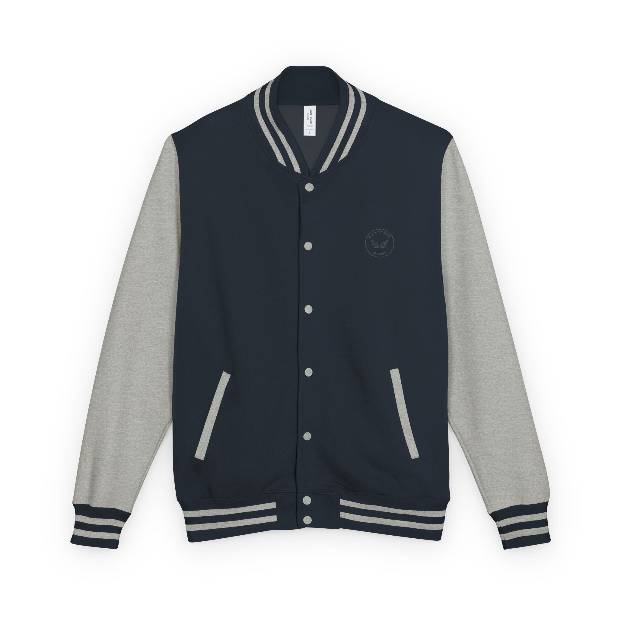 Varsity Letterman Jacket — Classic Red & White Retro School Jacket