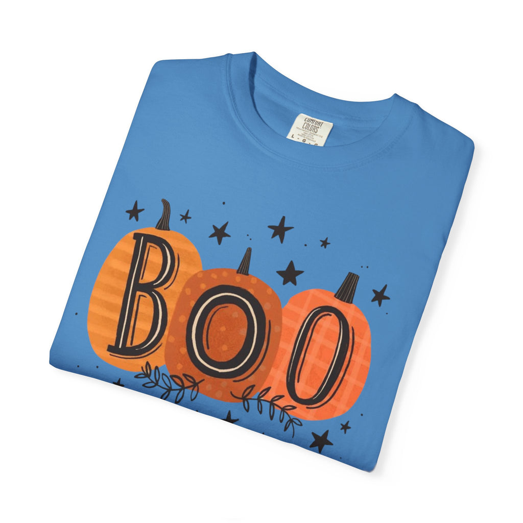 Boo Pumpkins T-Shirt | Cute Halloween Top, Casual Tee, Vintage Style, Gift for Ghost Lovers, Unisex Clothing