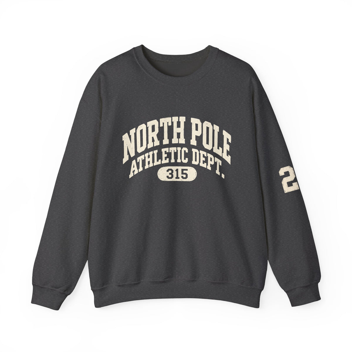 North Pole Athletic Dept. Crewneck Sweatshirt – Vintage Holiday Cozy Pullover