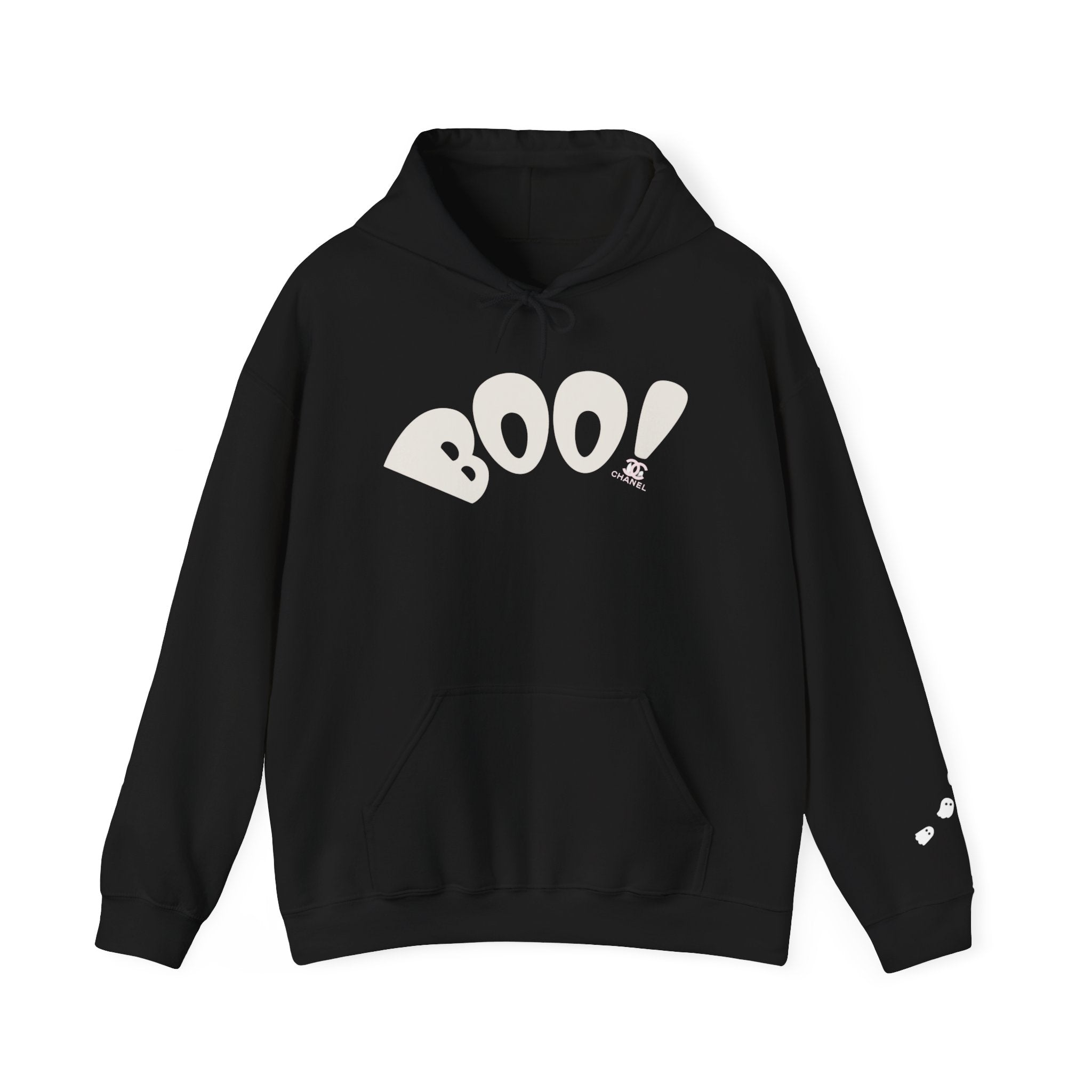 Boo Ghosties Halloween Design, Cozy Unisex Hoodie, Casual Fall Apparel, Gift for Witch Lovers, Spooky Season [...]