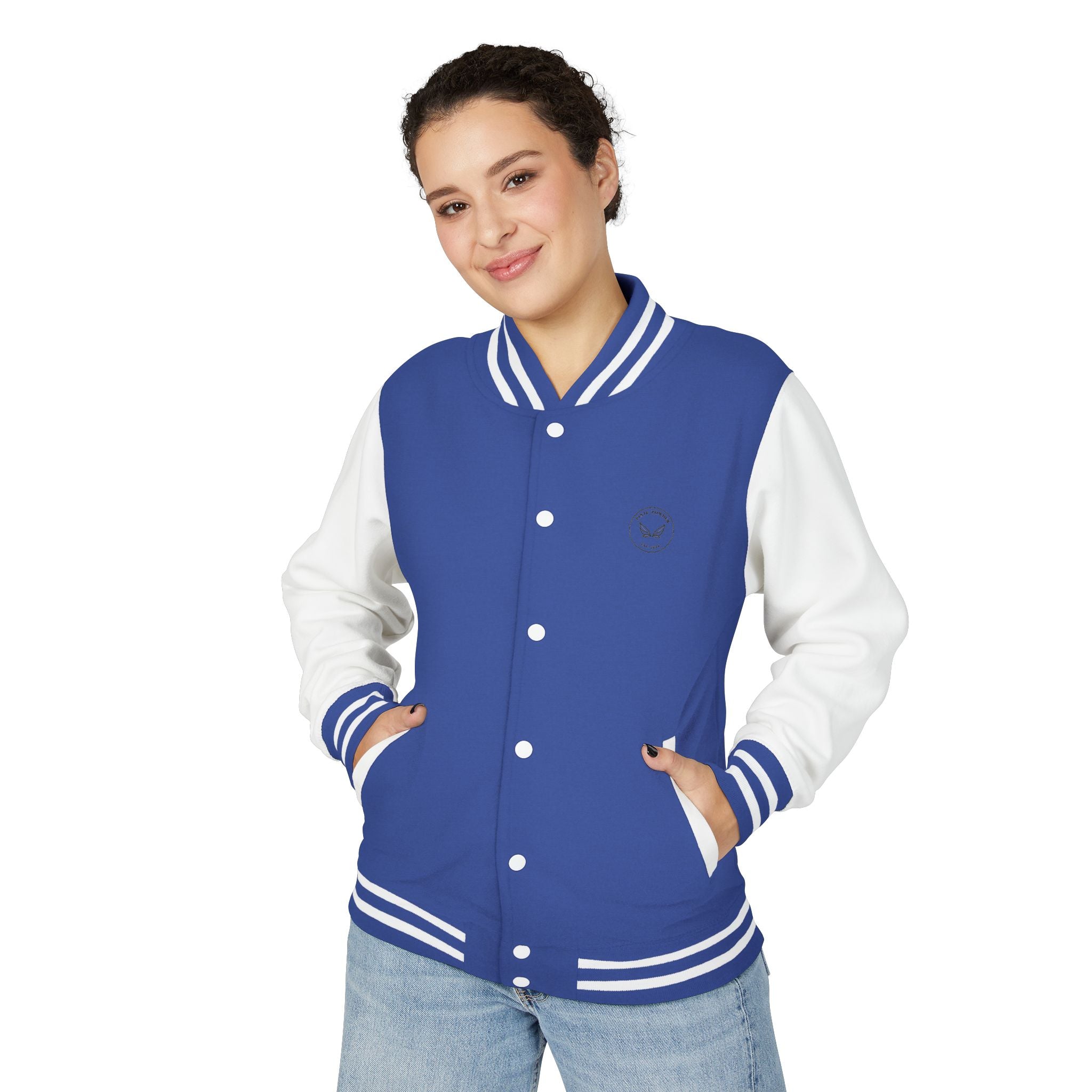 Varsity Letterman Jacket — Classic Red & White Retro School Jacket