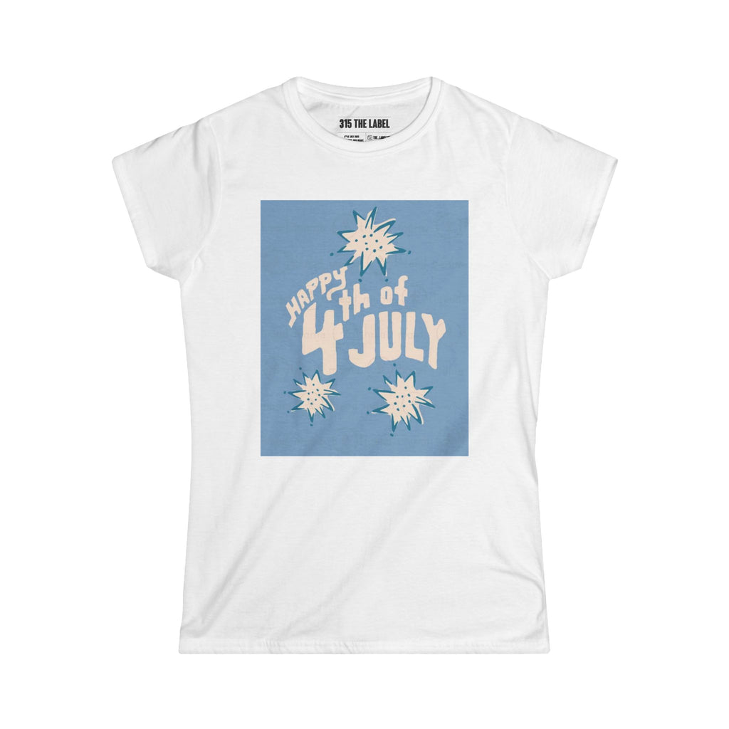 8. Retro Fourth of July Women's Tee, Summer Shirt, Patriotic Apparel, 4th of July Celebration, Independence Day Outfit, Casual Style