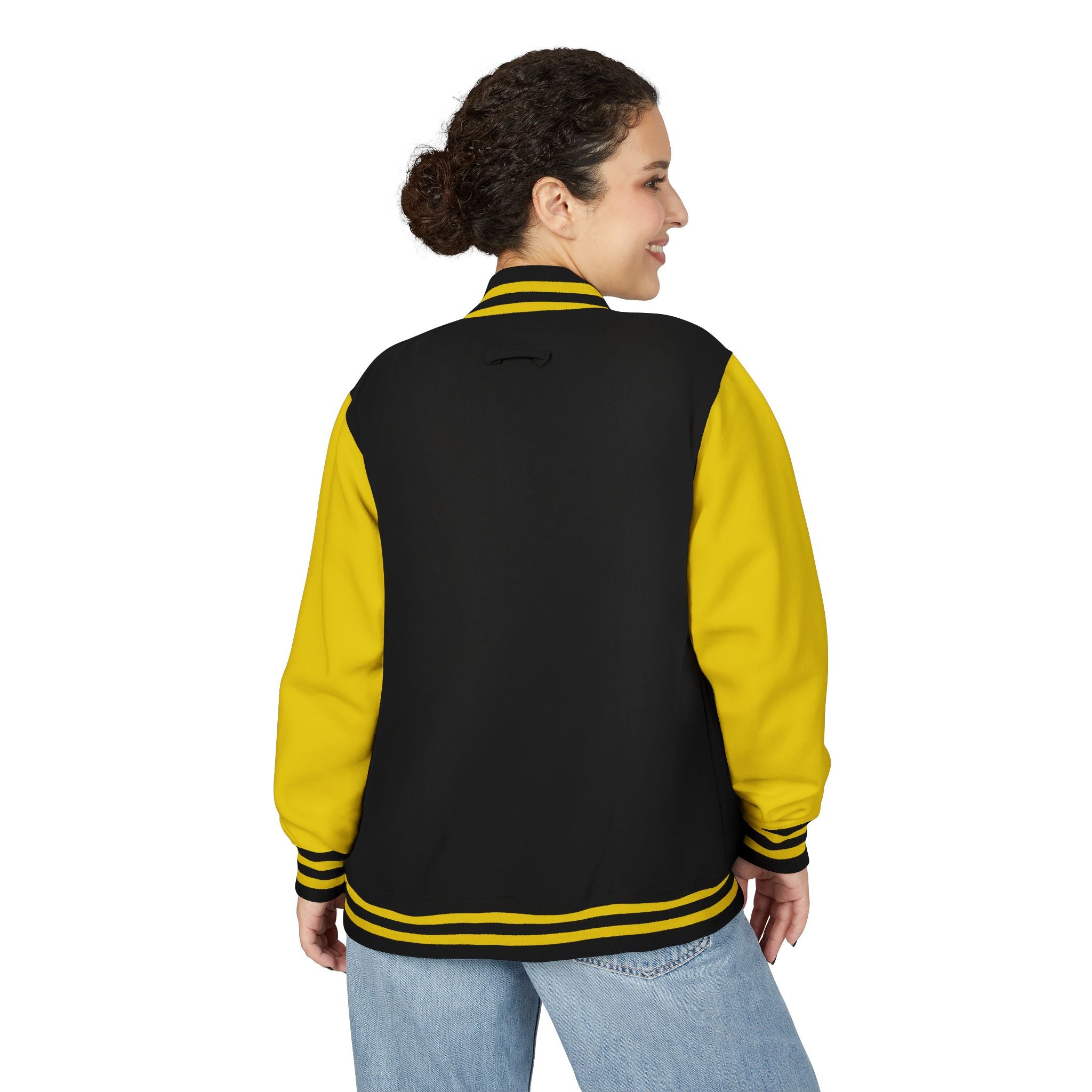 Varsity Letterman Jacket — Classic Red & White Retro School Jacket