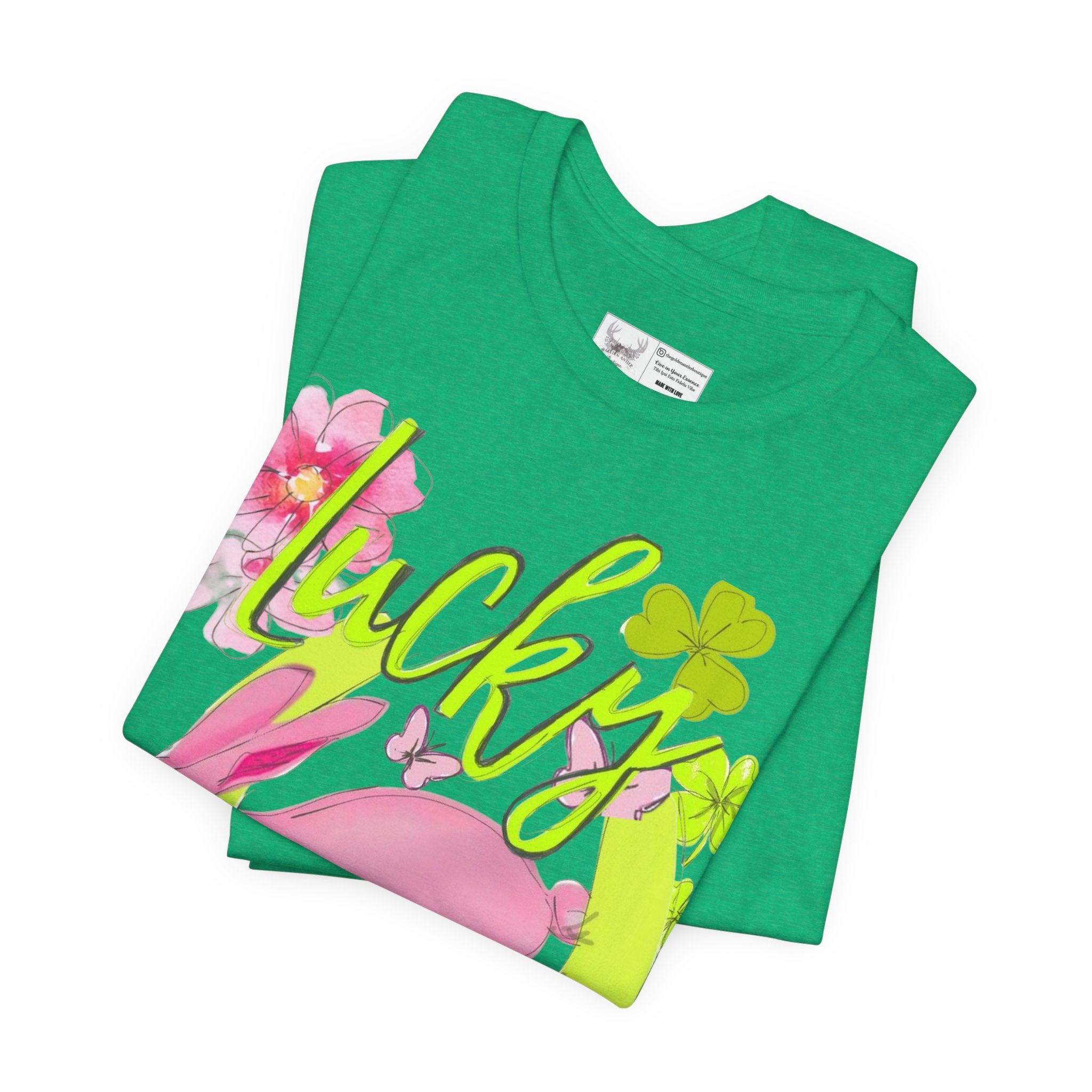 Lucky Bunny Horseshoe Tee