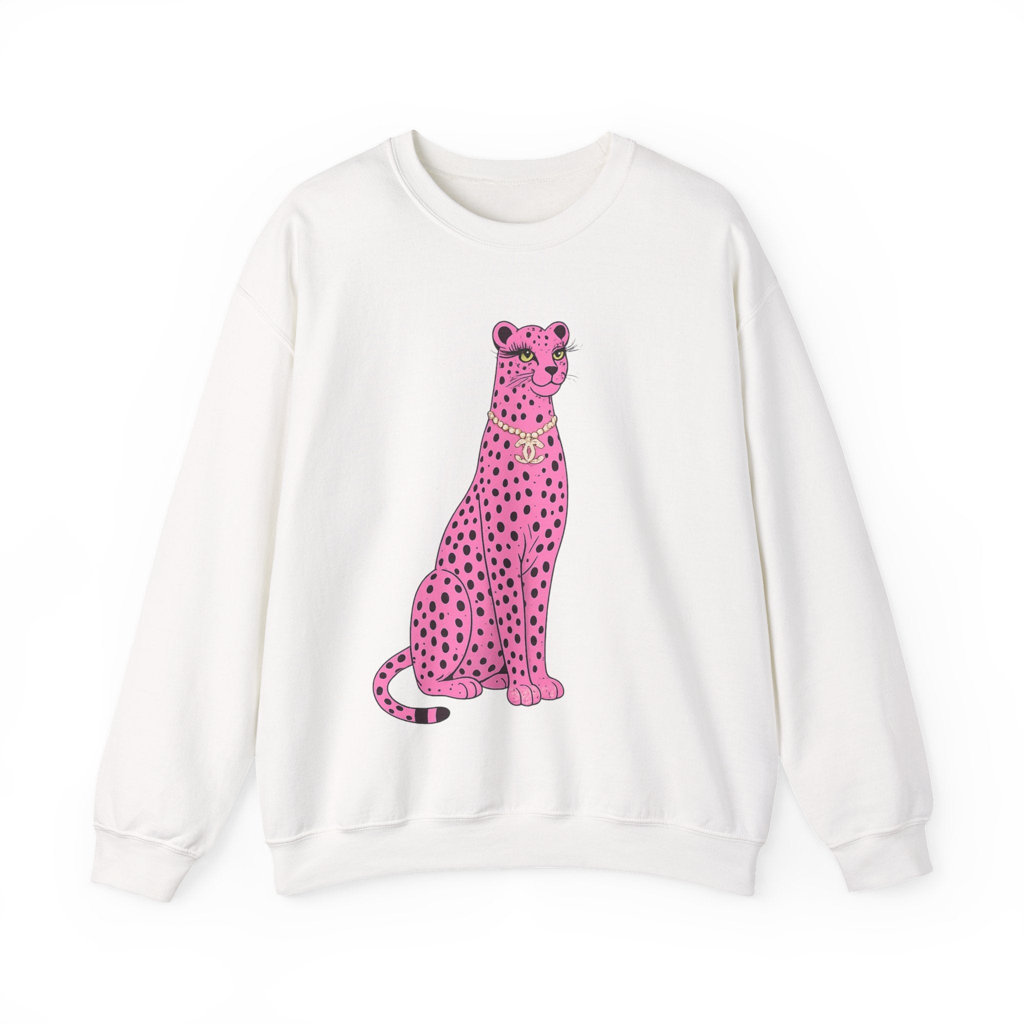 Pink Leopard Crewneck Sweatshirt