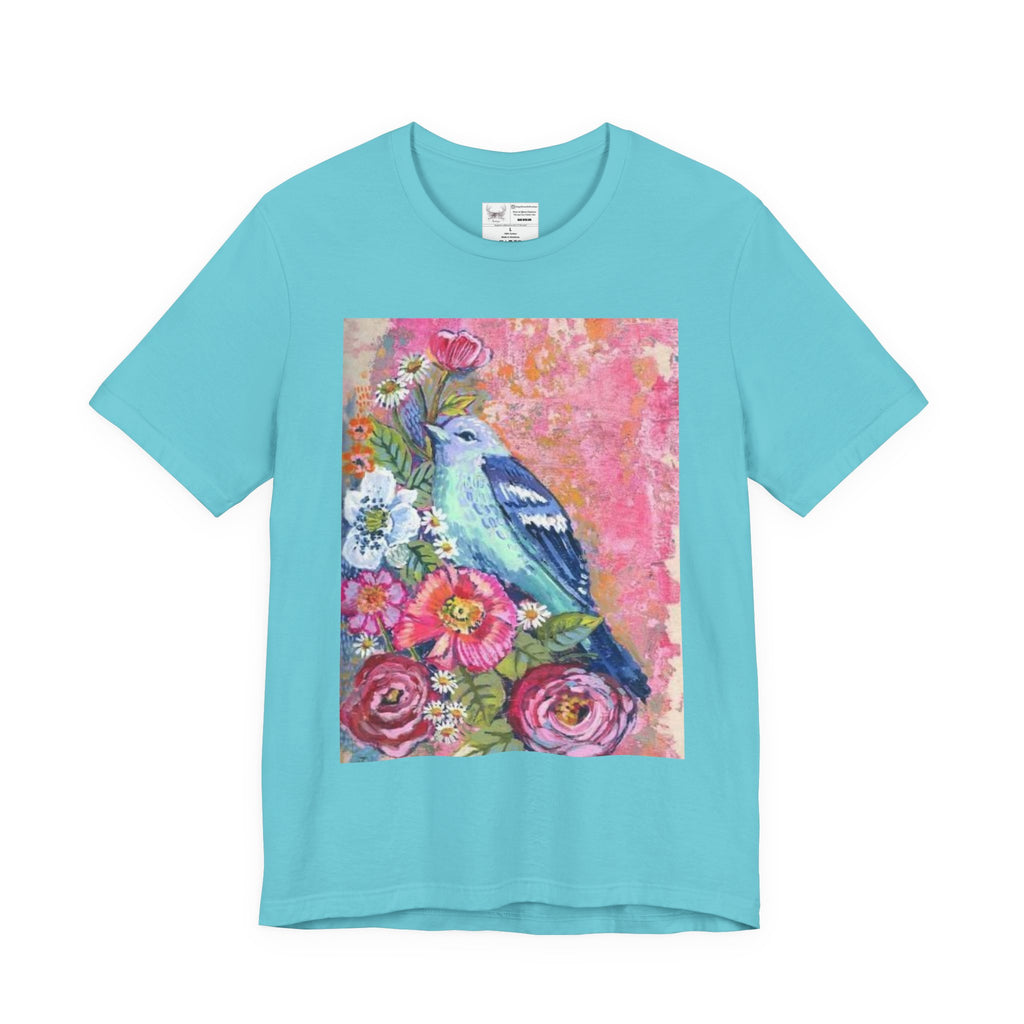 Folk art painted Birdy