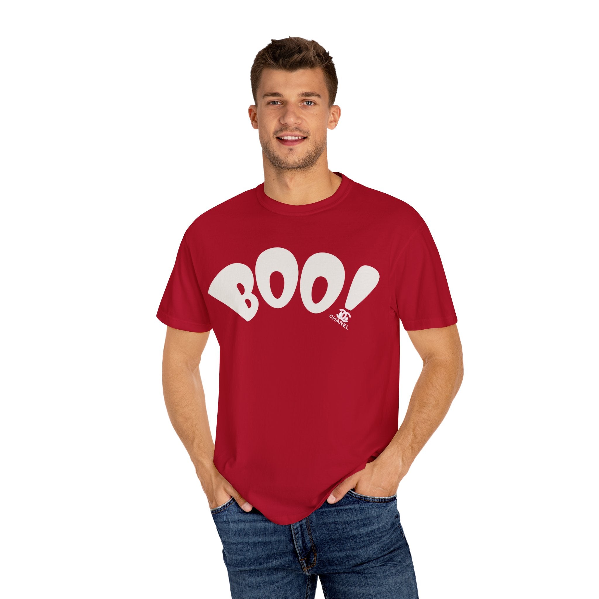 Boo T-Shirt | Cute Halloween Top, Casual Tee, Vintage Style, Gift for Ghost Lovers, Unisex Clothing