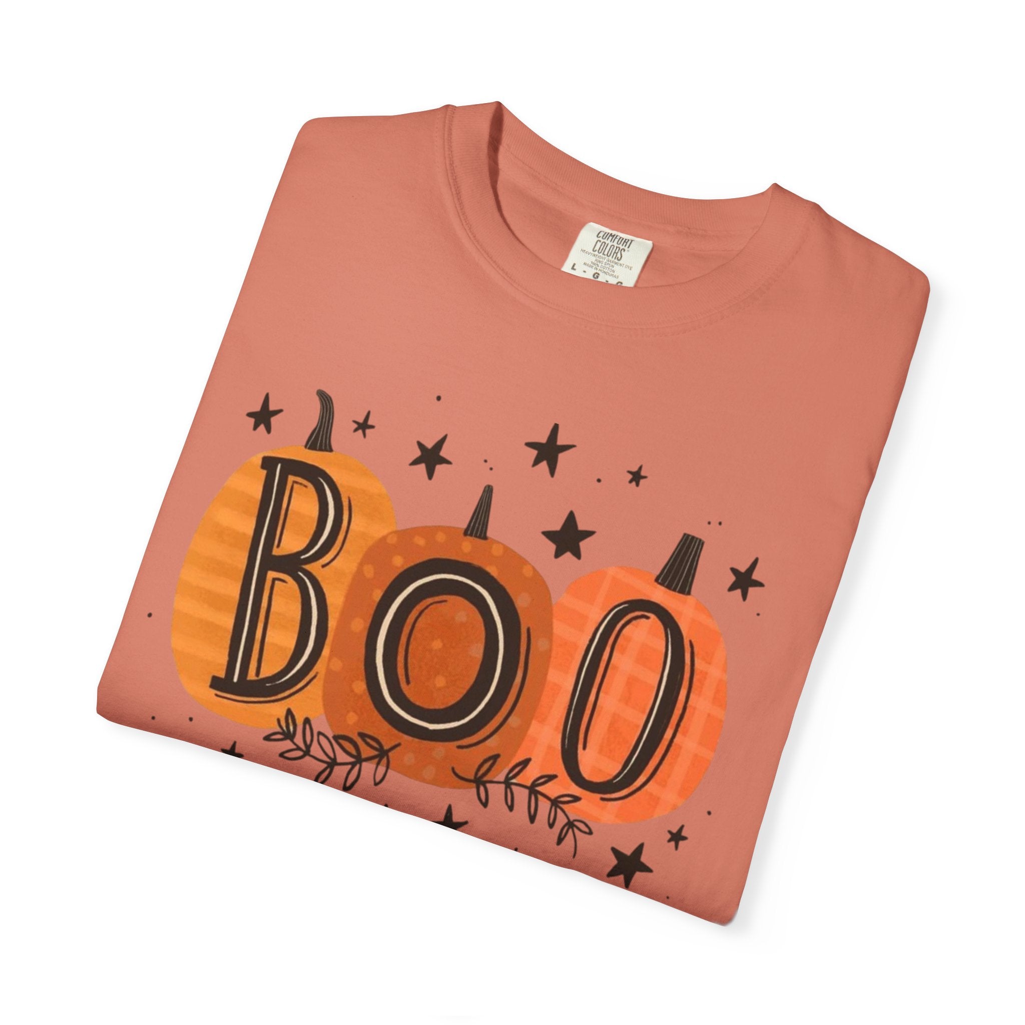Boo Pumpkins T-Shirt | Cute Halloween Top, Casual Tee, Vintage Style, Gift for Ghost Lovers, Unisex Clothing