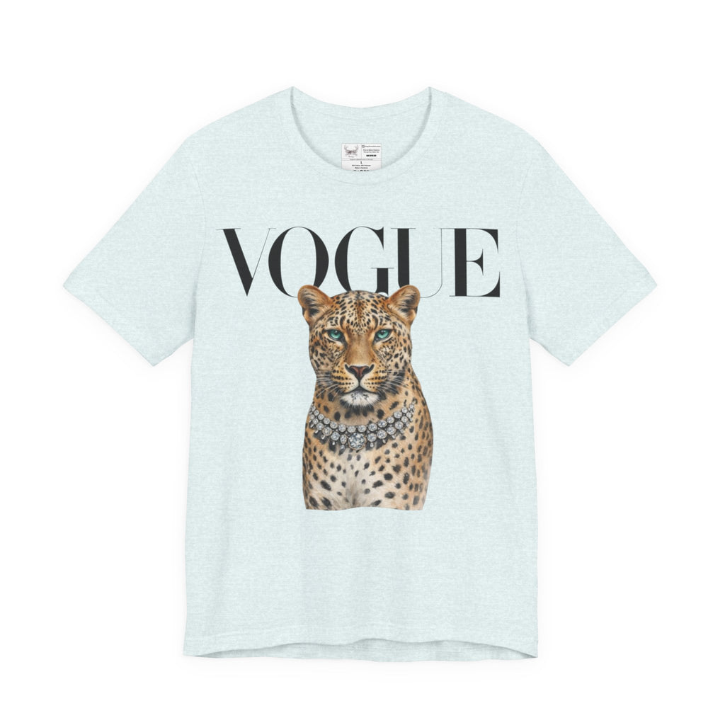 Vogue Leopard grey T shirt