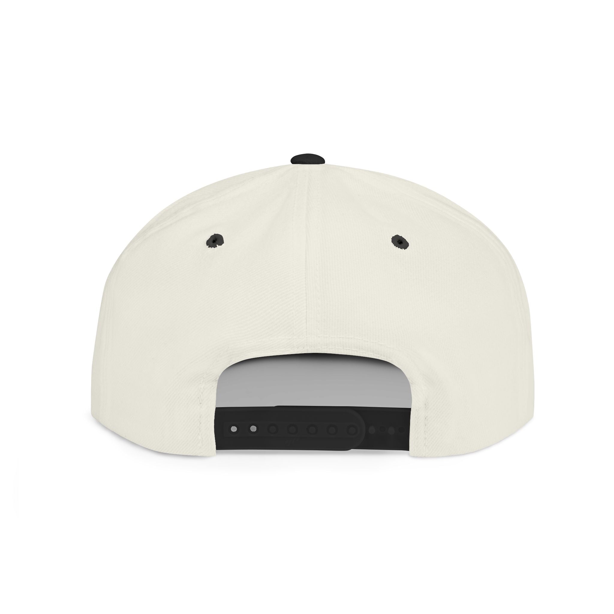 Snapback Hat — Gold Crown & Wings Monogram "P" Embroidered Flat Bill