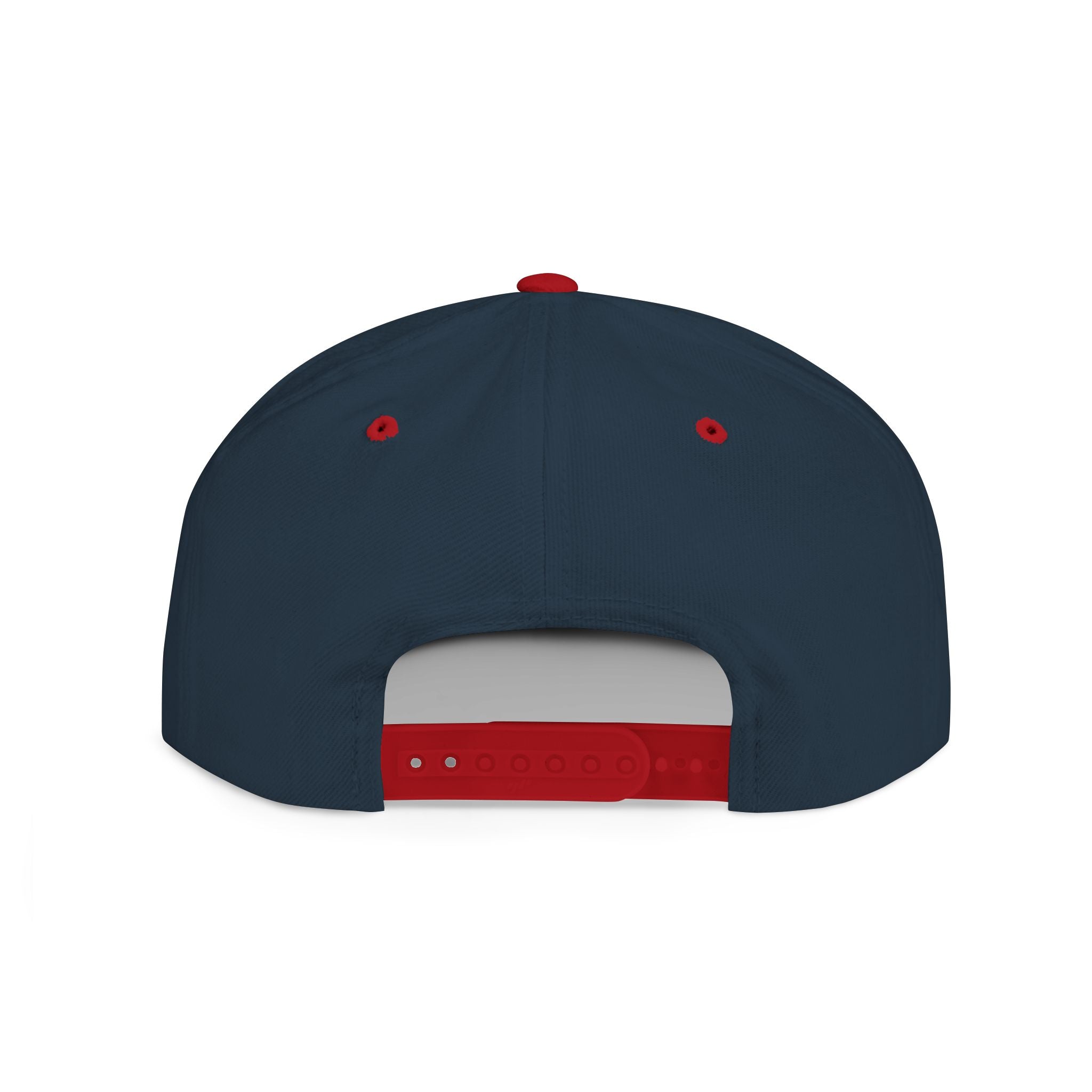 Snapback Hat — Gold Crown & Wings Monogram "P" Embroidered Flat Bill