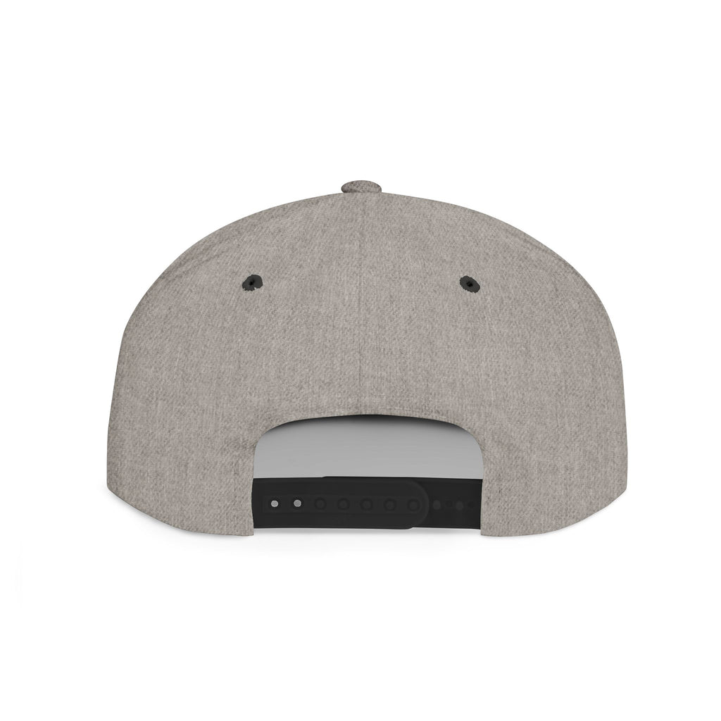 Snapback Hat — Gold Crown & Wings Monogram "P" Embroidered Flat Bill