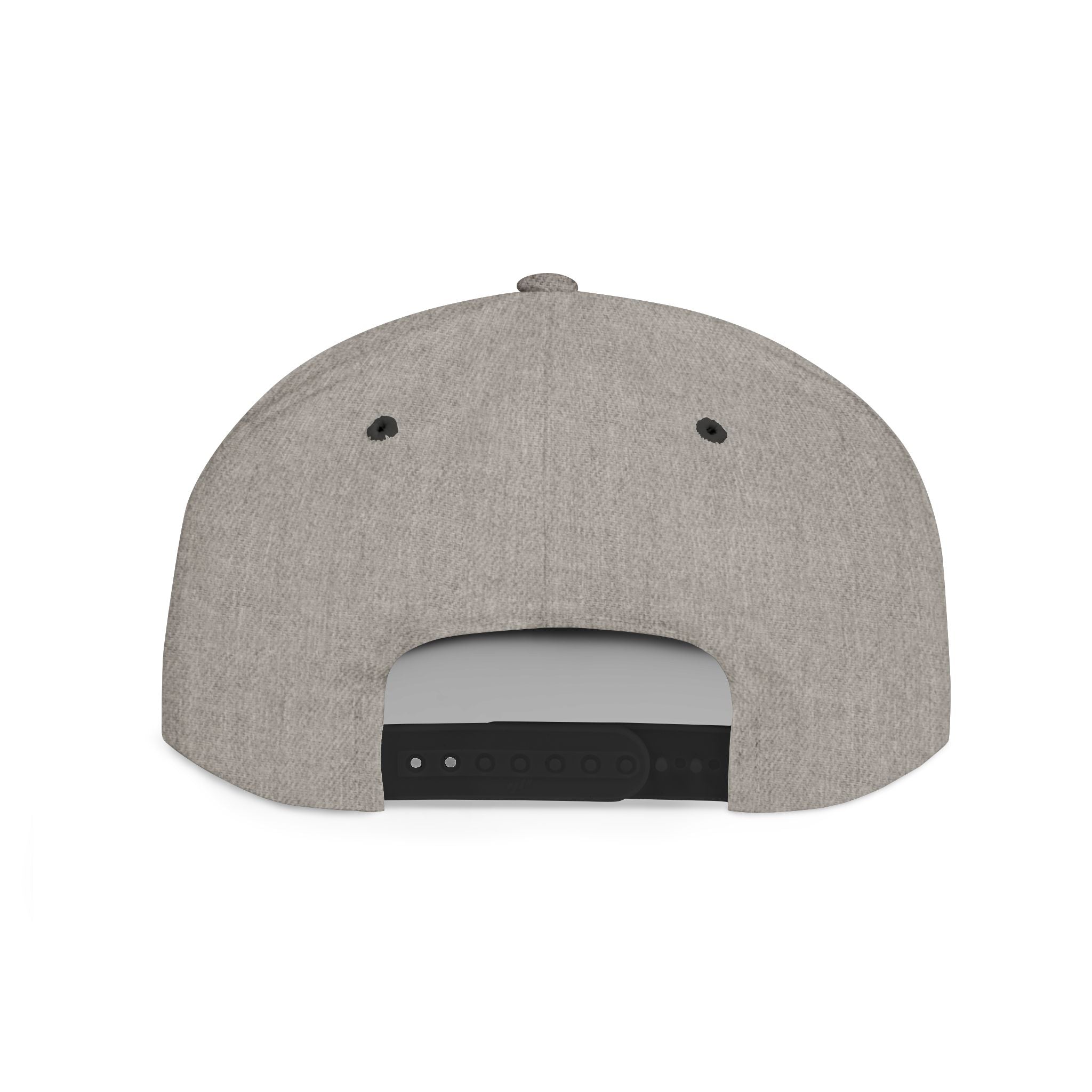 Snapback Hat — Gold Crown & Wings Monogram "P" Embroidered Flat Bill