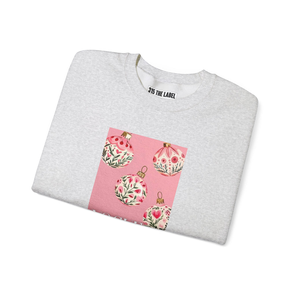 Vogue Pink Christmas Ornament Sweatshirt