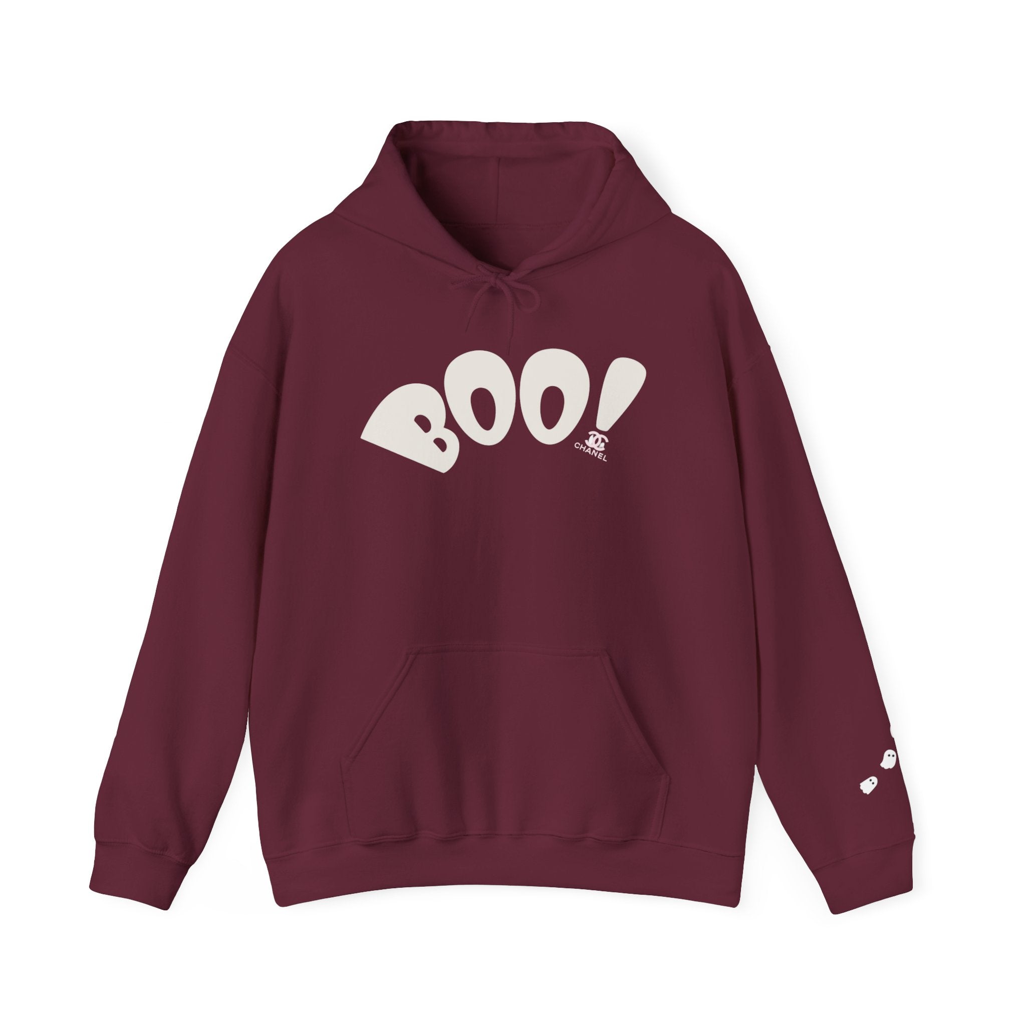 Boo Ghosties Halloween Design, Cozy Unisex Hoodie, Casual Fall Apparel, Gift for Witch Lovers, Spooky Season [...]