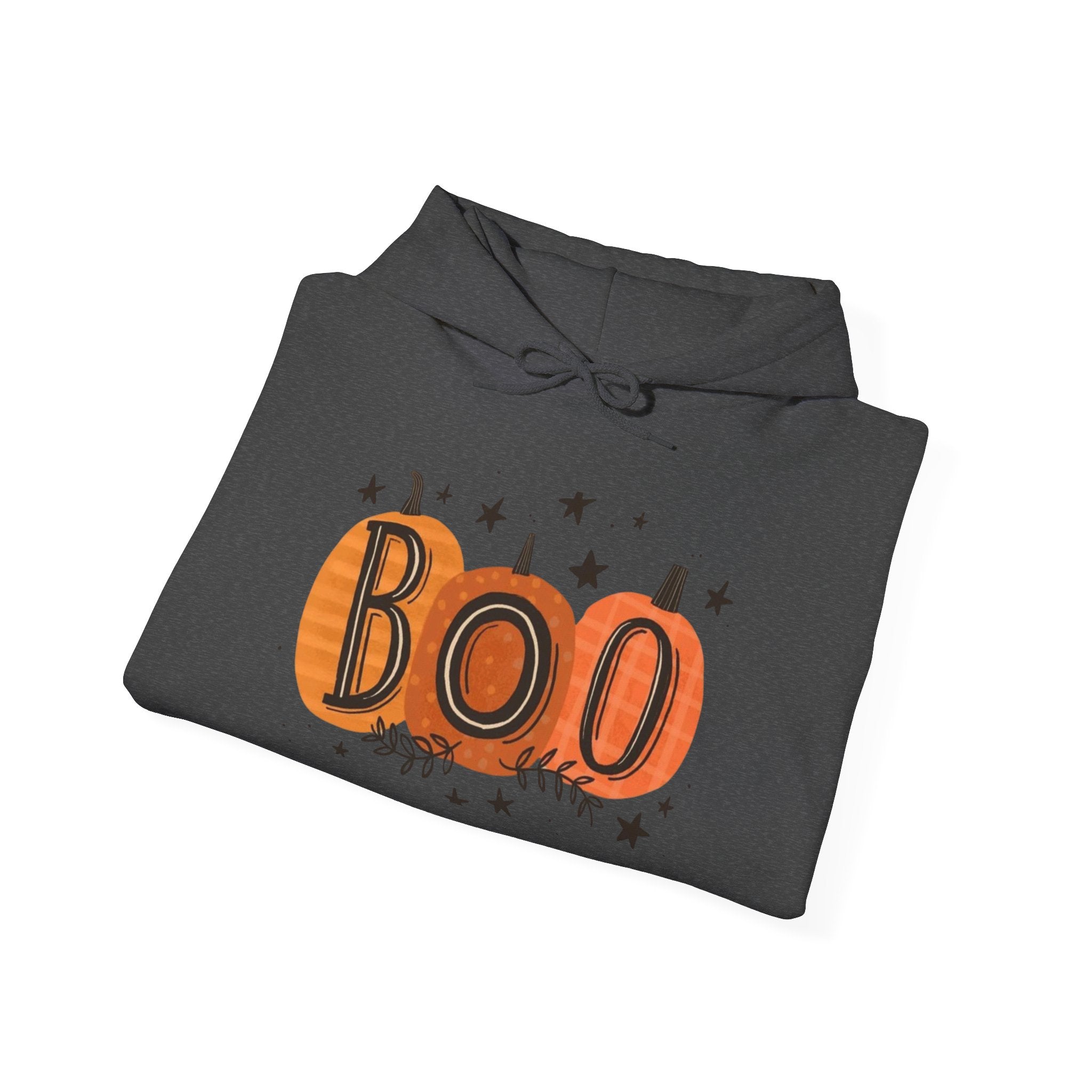 Boo Pumpkins Halloween Design, Cozy Unisex Hoodie, Casual Fall Apparel, Gift for Witch Lovers, Spooky Season [...]