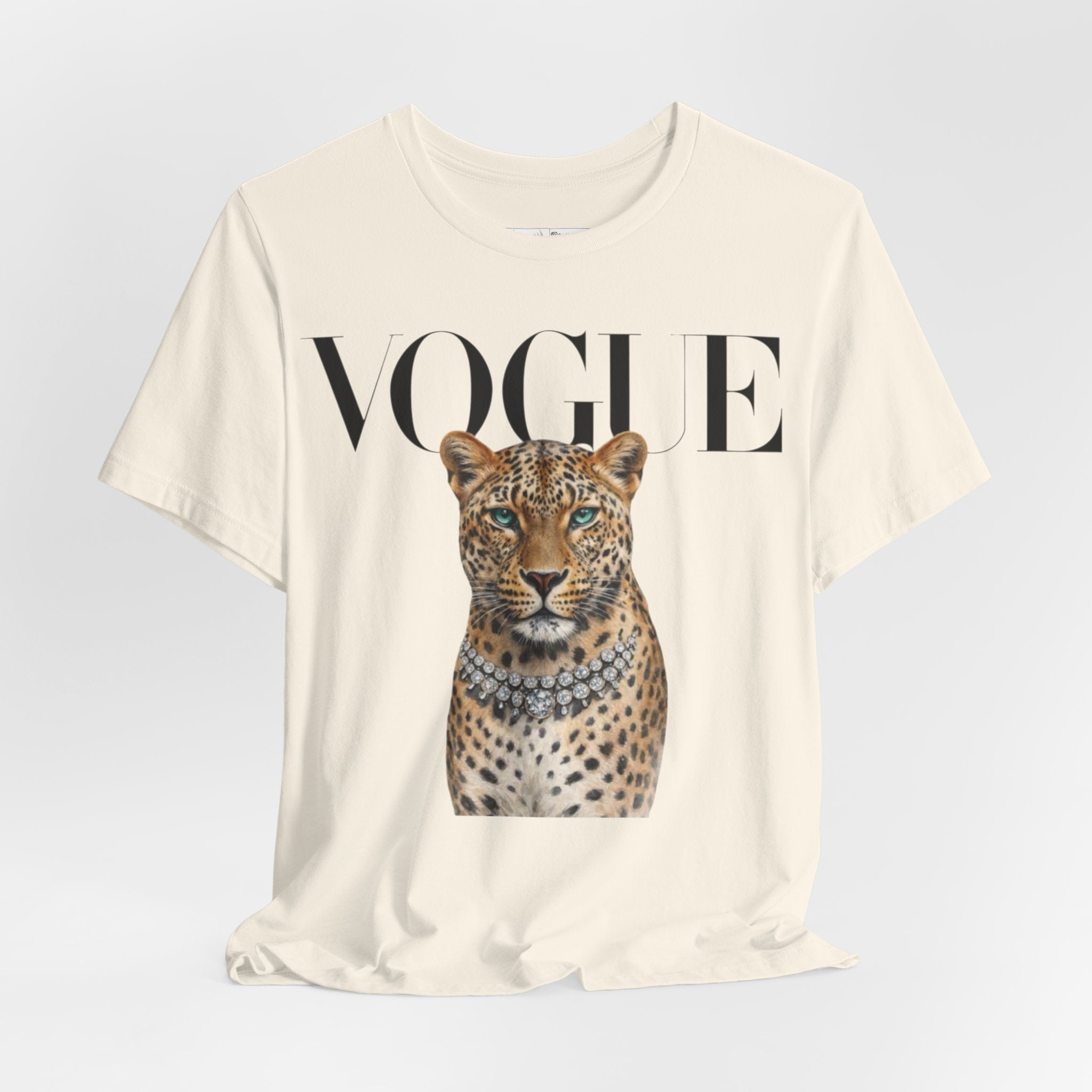 Vogue Leopard grey T shirt