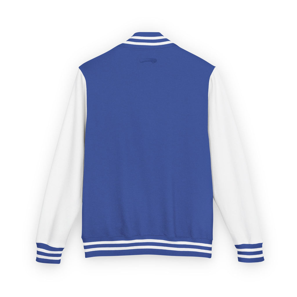 Varsity Letterman Jacket — Classic Red & White Retro School Jacket