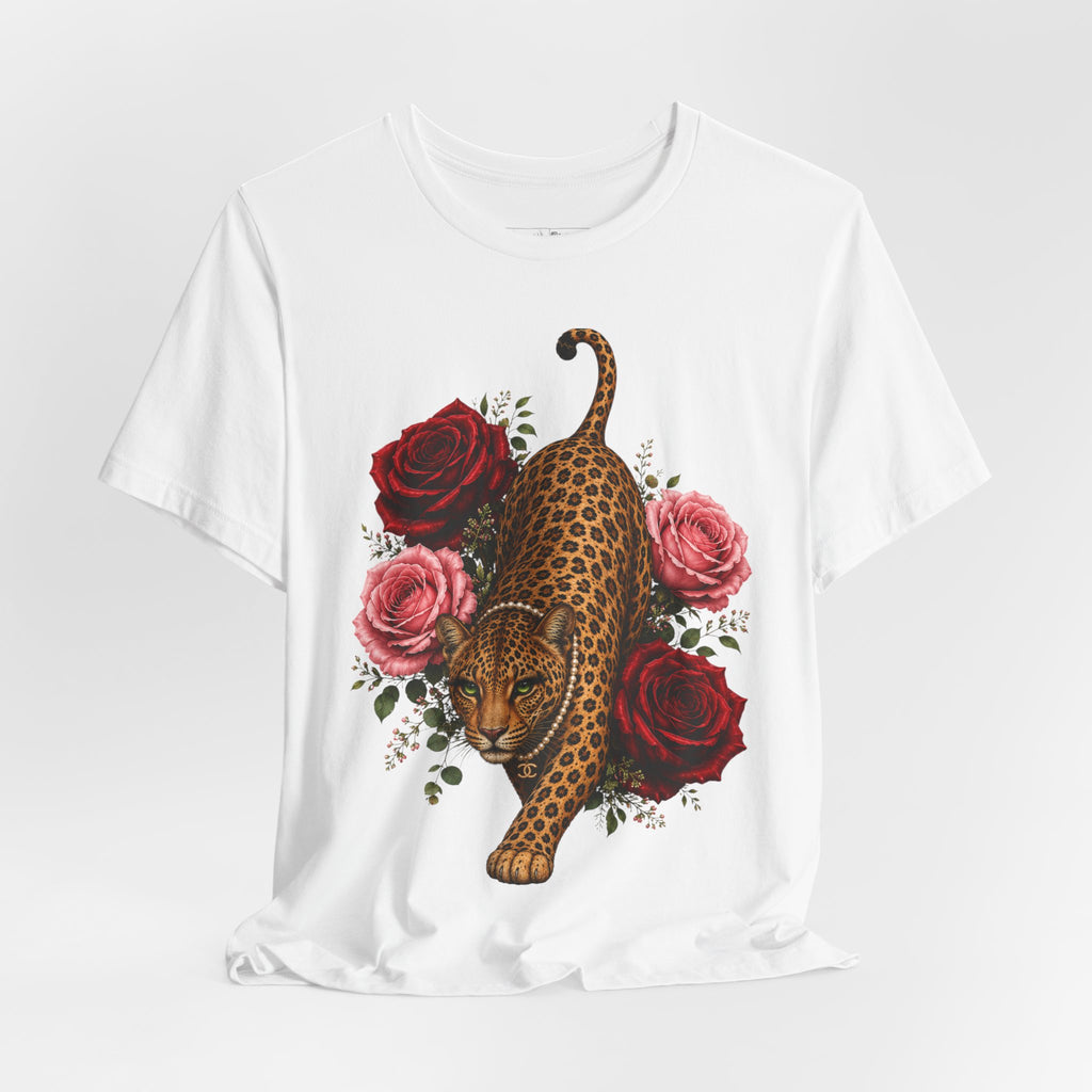 Leopard & Roses Graphic Tee