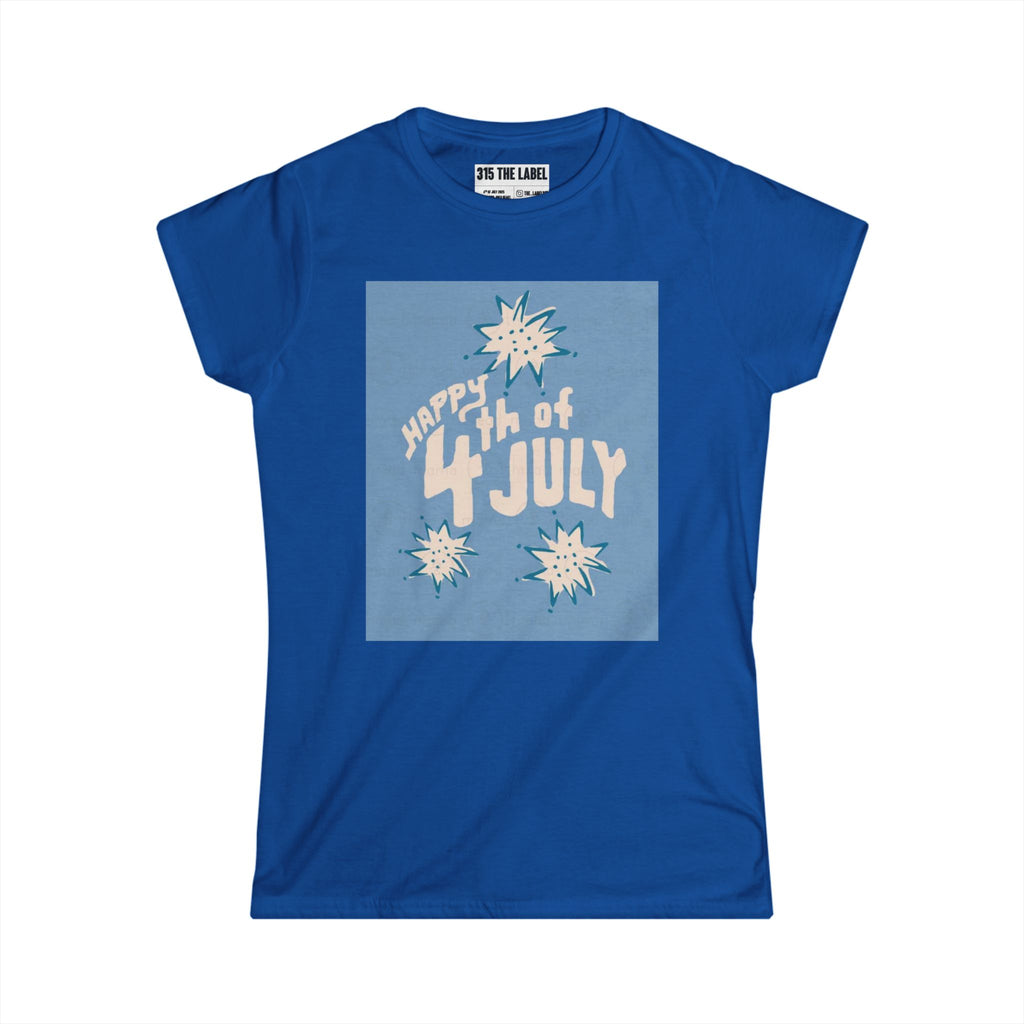 8. Retro Fourth of July Women's Tee, Summer Shirt, Patriotic Apparel, 4th of July Celebration, Independence Day Outfit, Casual Style
