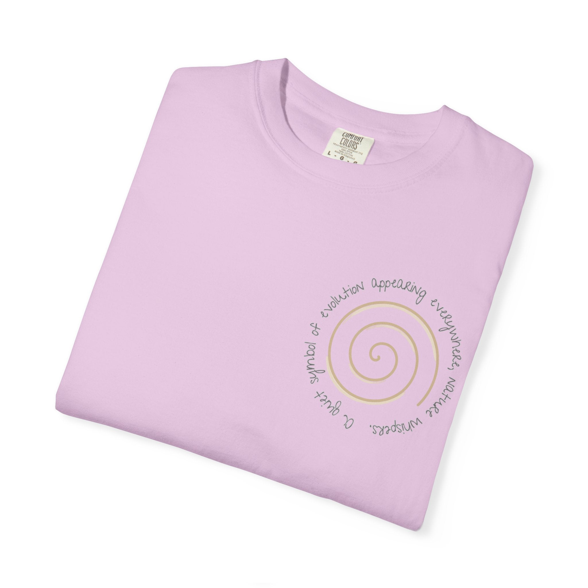 Spiral Journey Unisex T-Shirt, Soft Cotton Tee, Trendy Casual Wear, Beach Day Top, Gift for Nature Lovers, Eco-Friendly Fashion