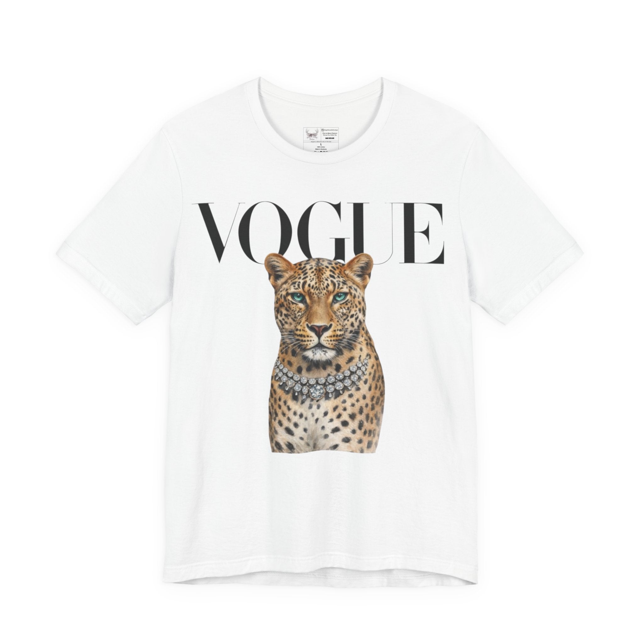 Vogue Leopard grey T shirt