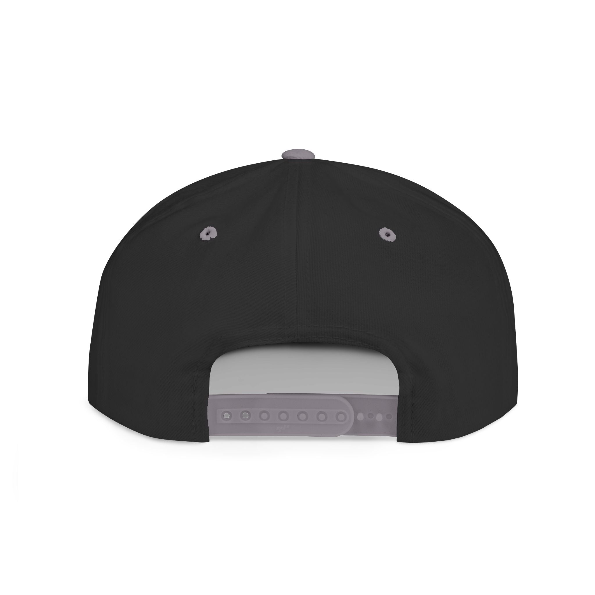 Snapback Hat — Gold Crown & Wings Monogram "P" Embroidered Flat Bill