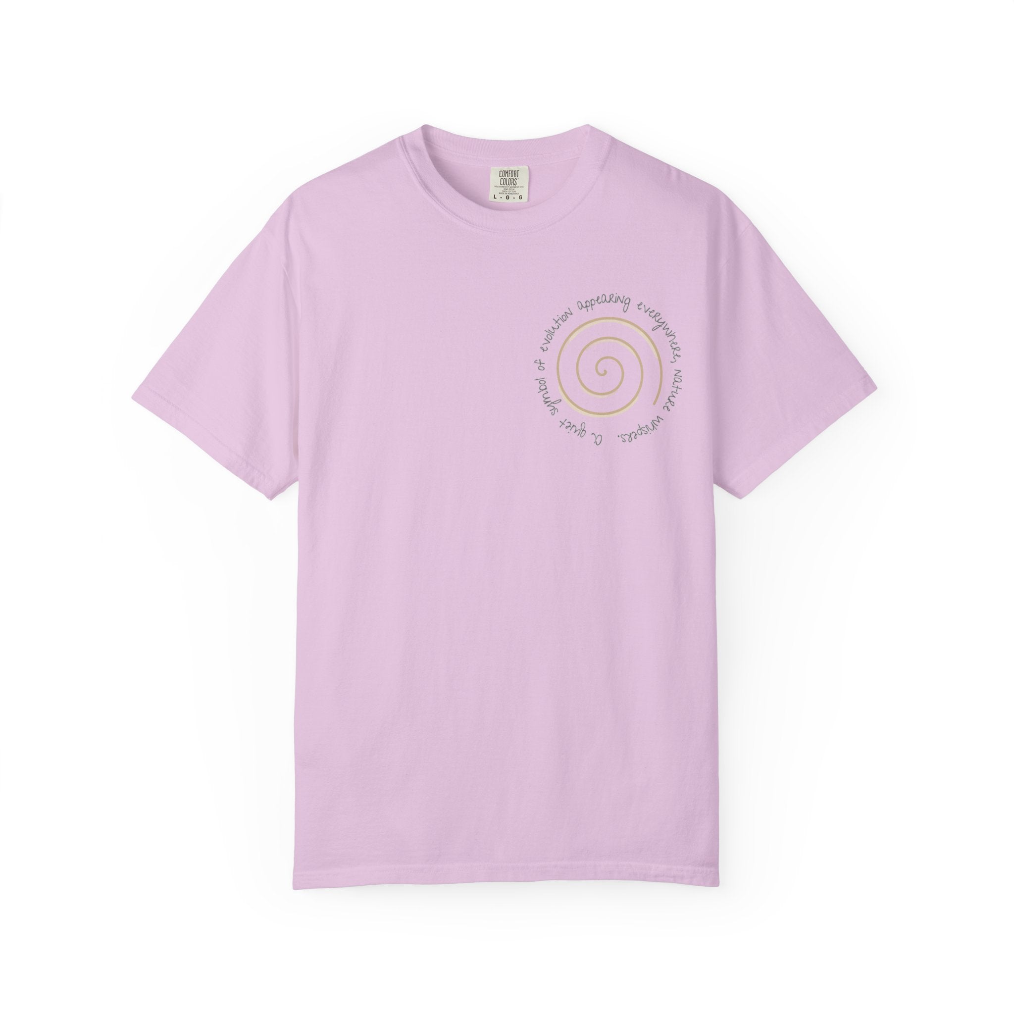 Spiral Journey Unisex T-Shirt, Soft Cotton Tee, Trendy Casual Wear, Beach Day Top, Gift for Nature Lovers, Eco-Friendly Fashion