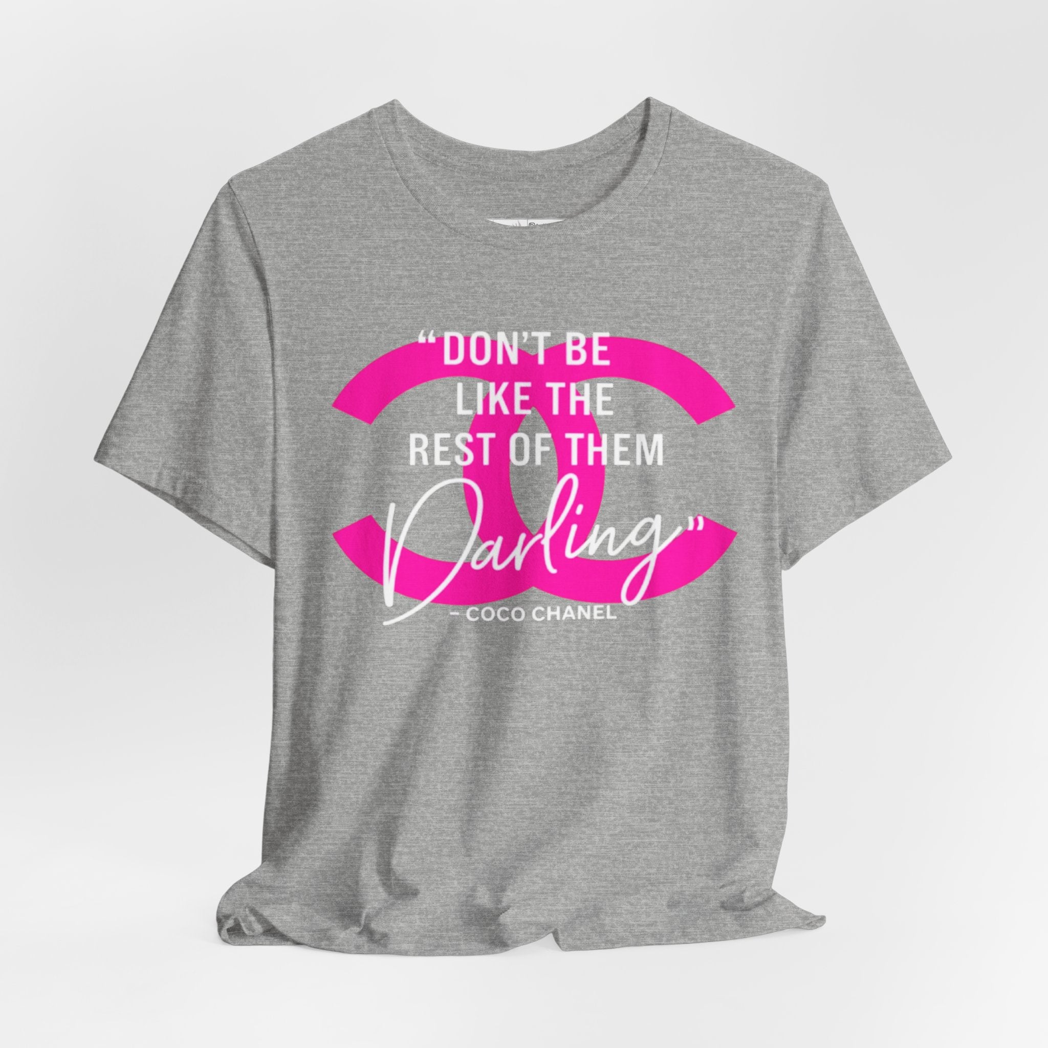 Chanel quote black t shirt