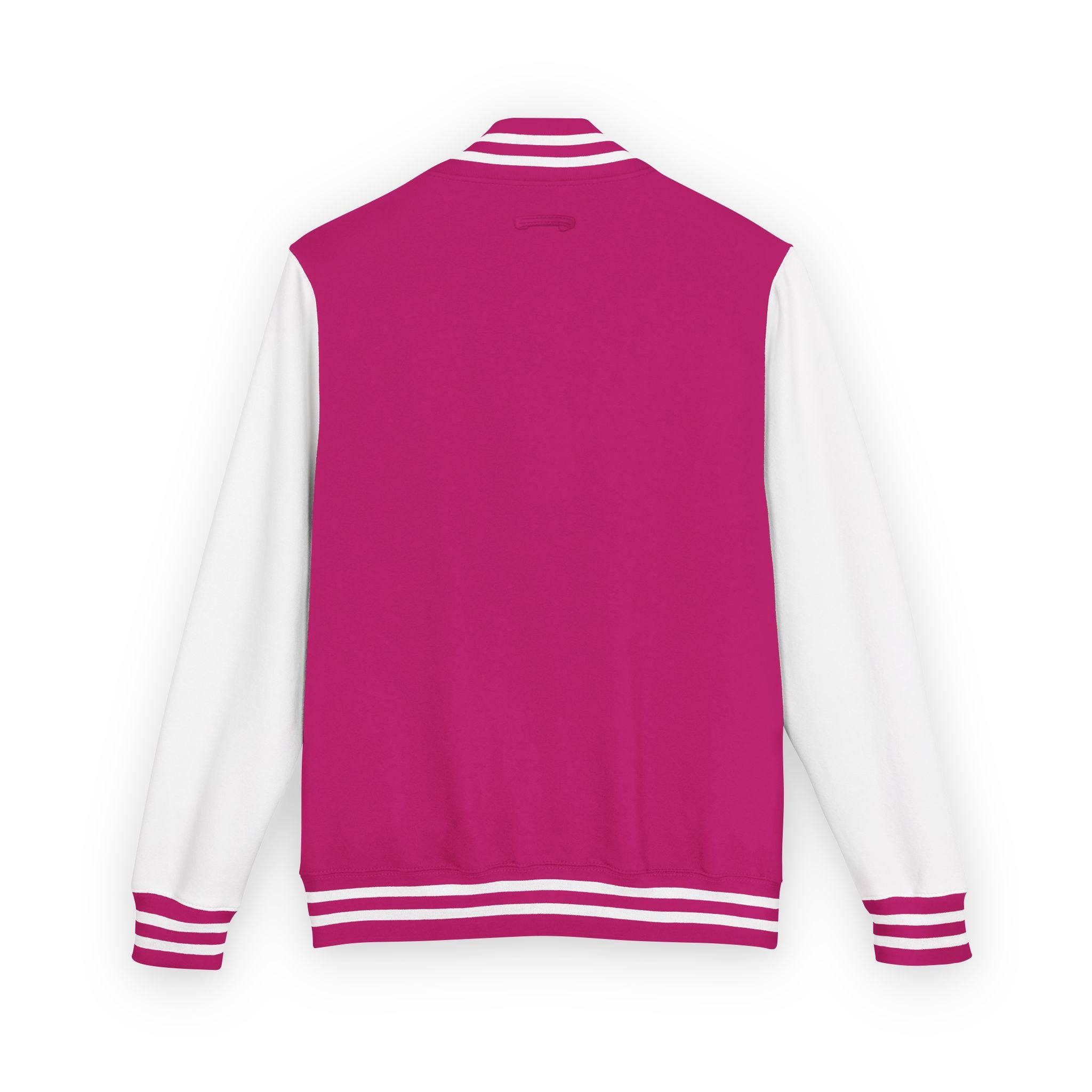 Varsity Letterman Jacket — Classic Red & White Retro School Jacket