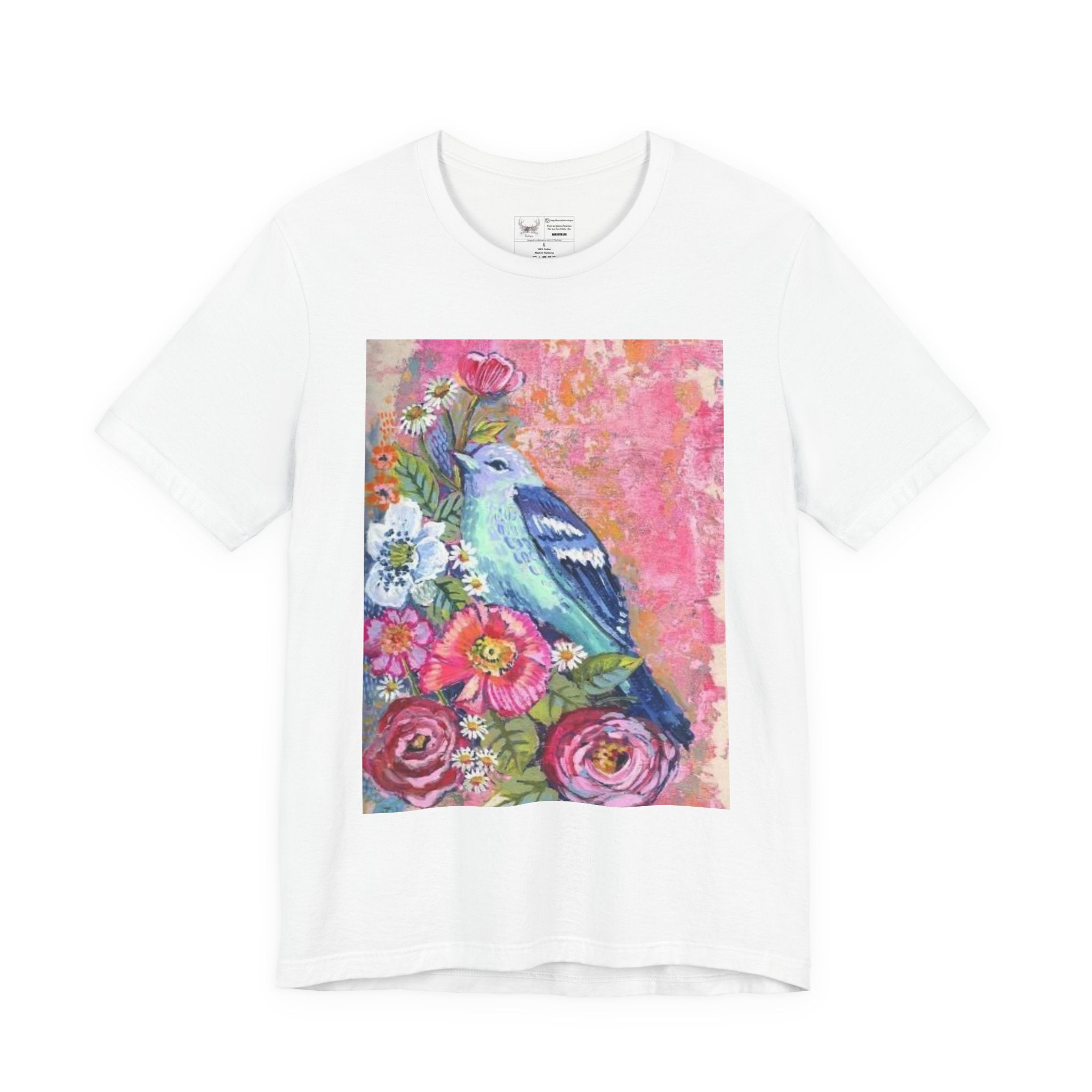 Folk art painted Birdy