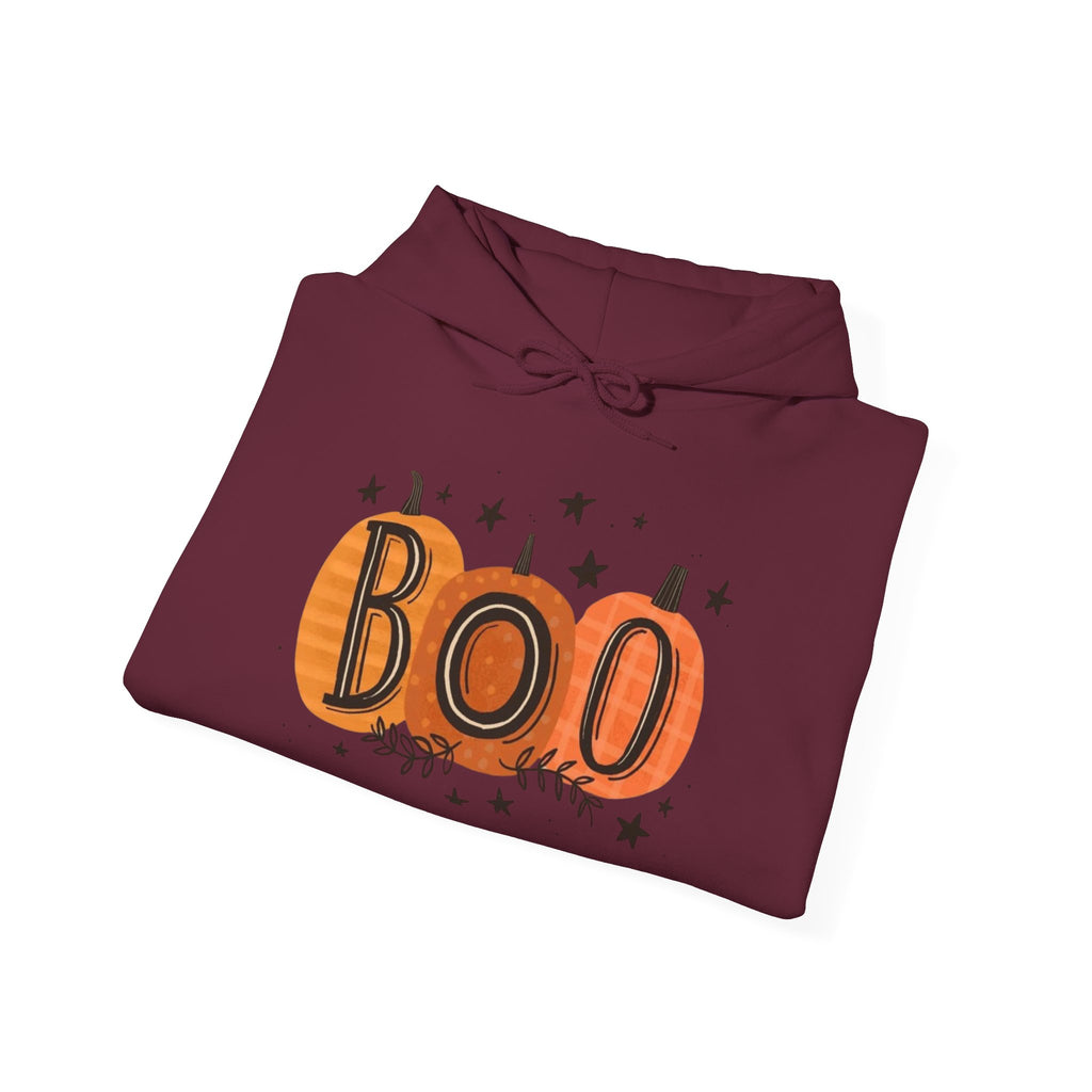 Boo Pumpkins Halloween Design, Cozy Unisex Hoodie, Casual Fall Apparel, Gift for Witch Lovers, Spooky Season [...]