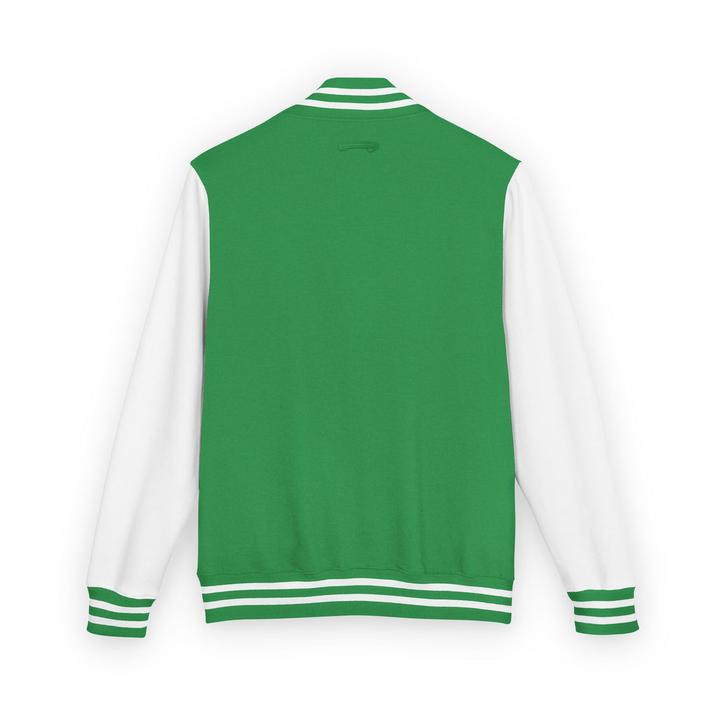 Varsity Letterman Jacket — Classic Red & White Retro School Jacket