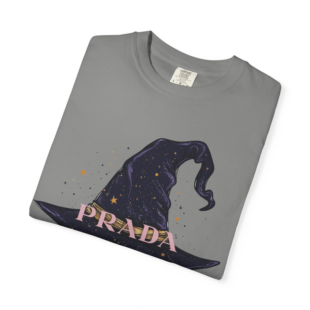 Chic Witchy Hat T-Shirt | Cute Halloween Top, Casual Tee, Vintage Style, Gift for Ghost Lovers, Unisex Clothing