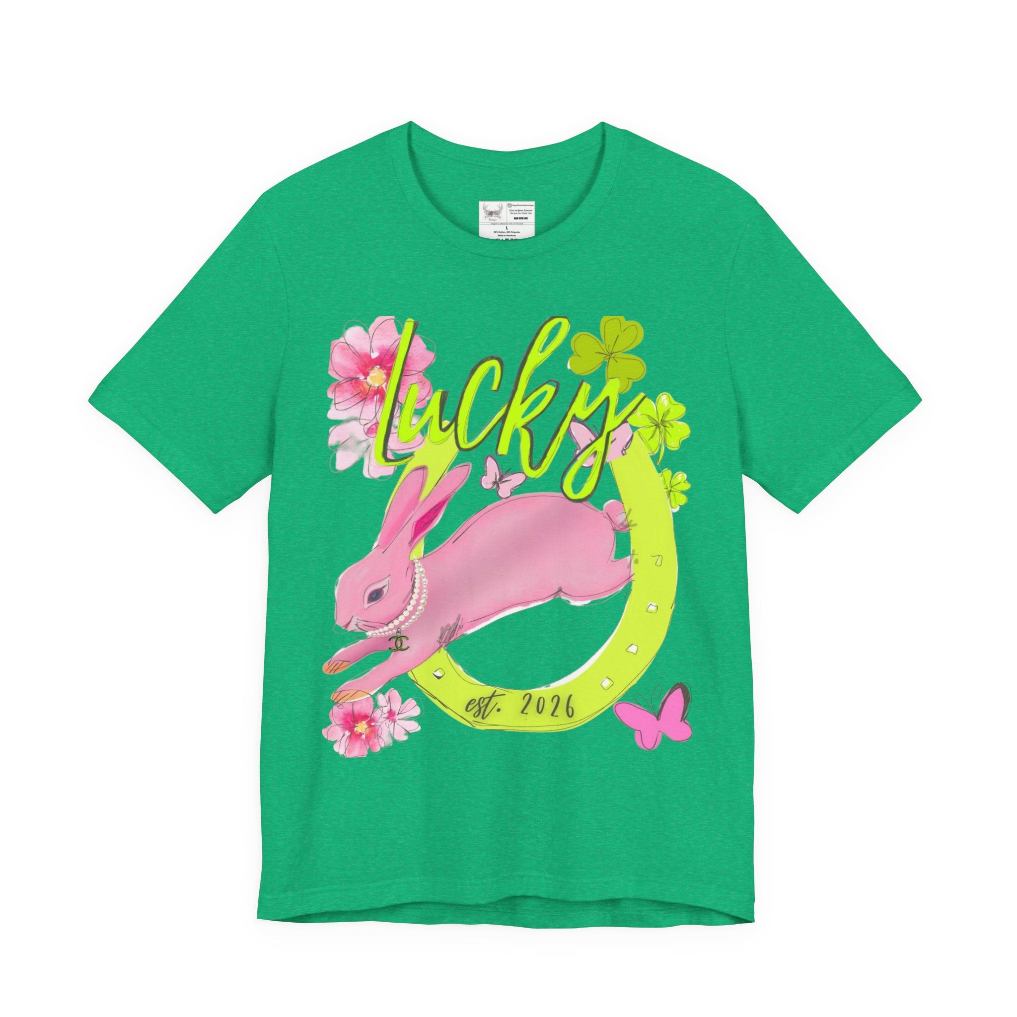 Lucky Bunny Horseshoe Tee