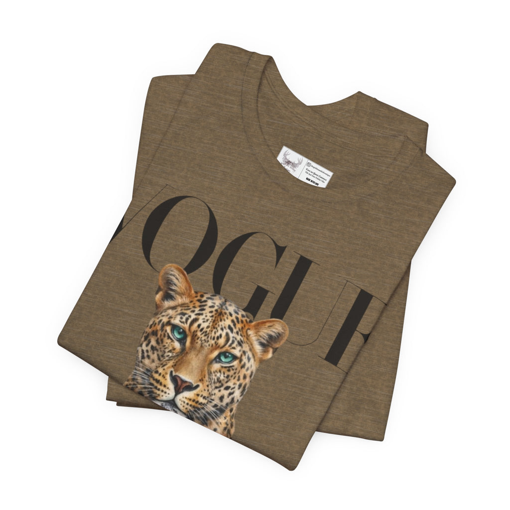 Vogue Leopard grey T shirt