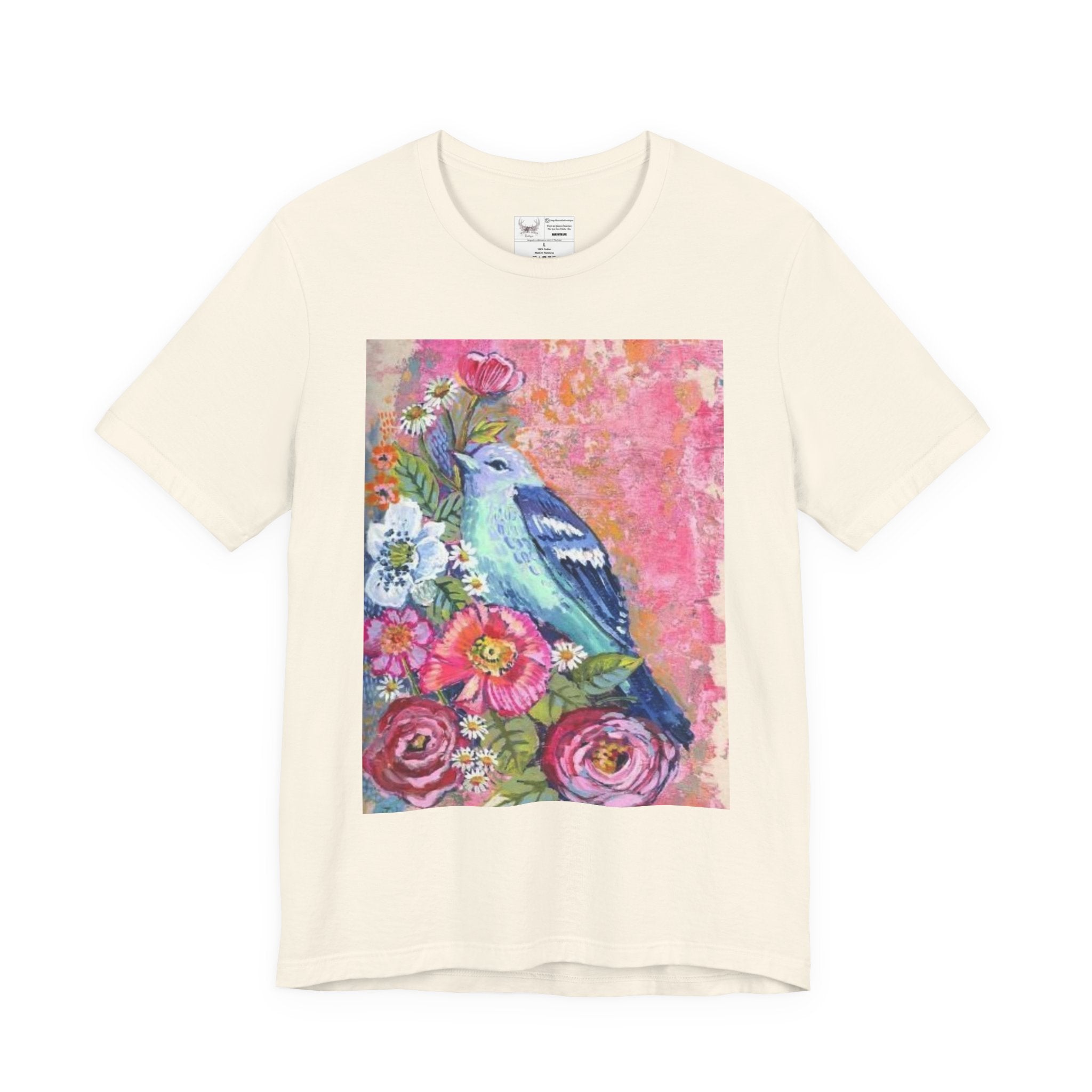 Folk art painted Birdy